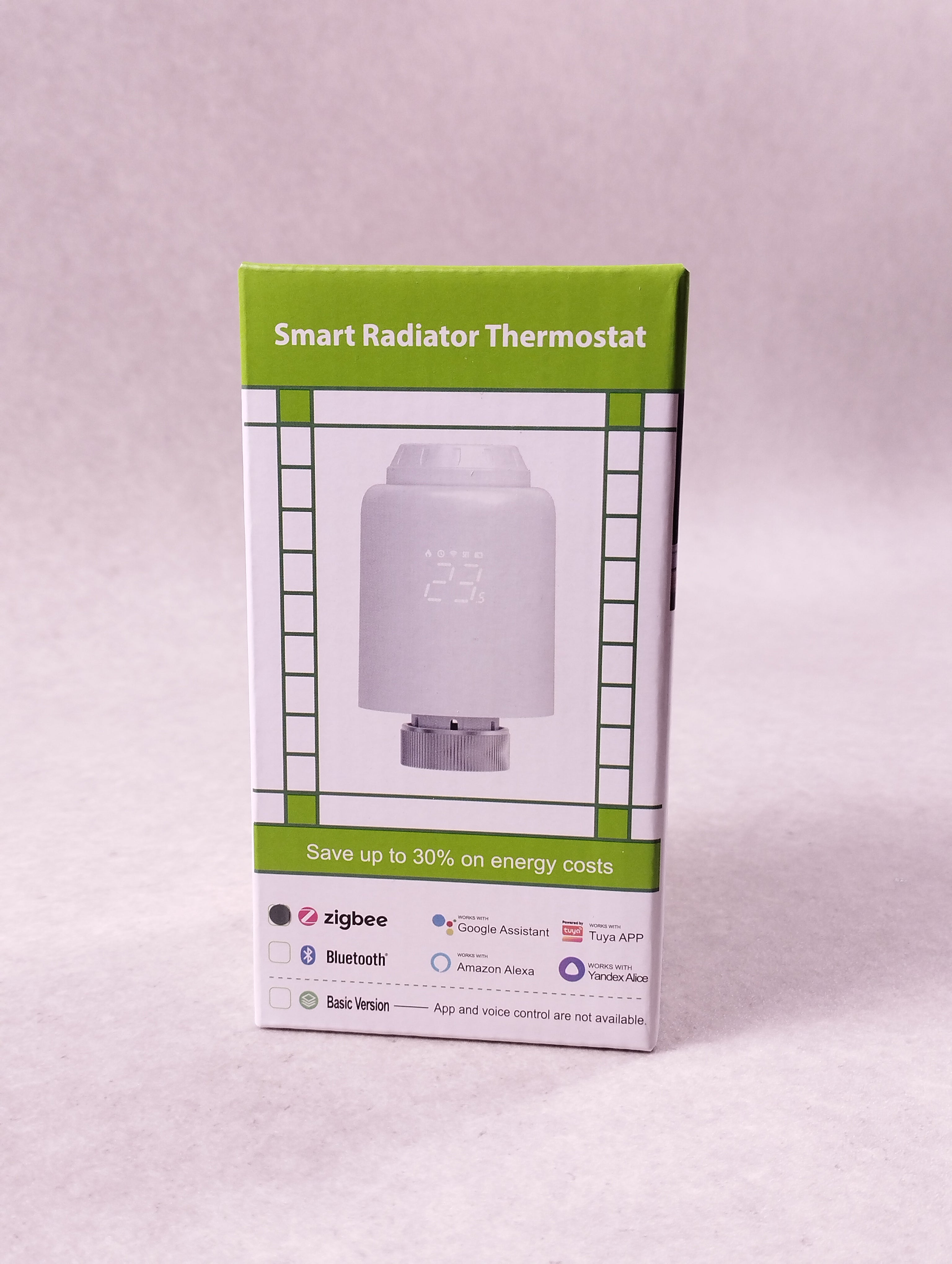 Tête thermostatique connectée Groupe Energie TRV601 blanc