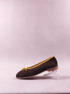 Ballerines femme Intemporelle Omega velours kaki Pointure 38