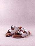 Sandales femme Emilie Karston Yako argent 36
