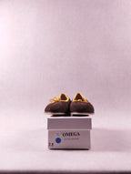 Ballerines femme Intemporelle Omega velours kaki Pointure 38