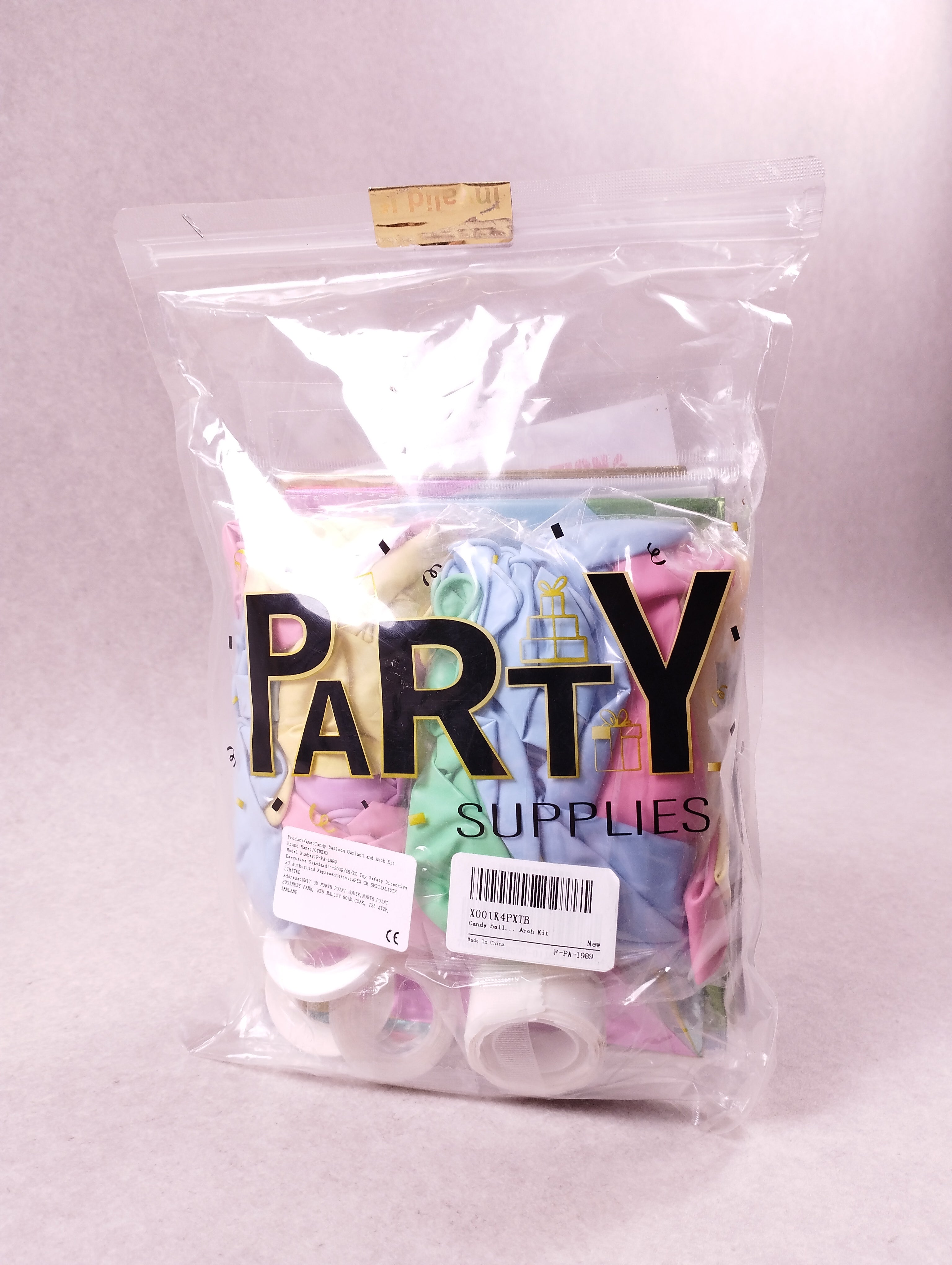 Kit guirlande et arche de ballons Candy Balloon Garland and Arch Kit multicolore