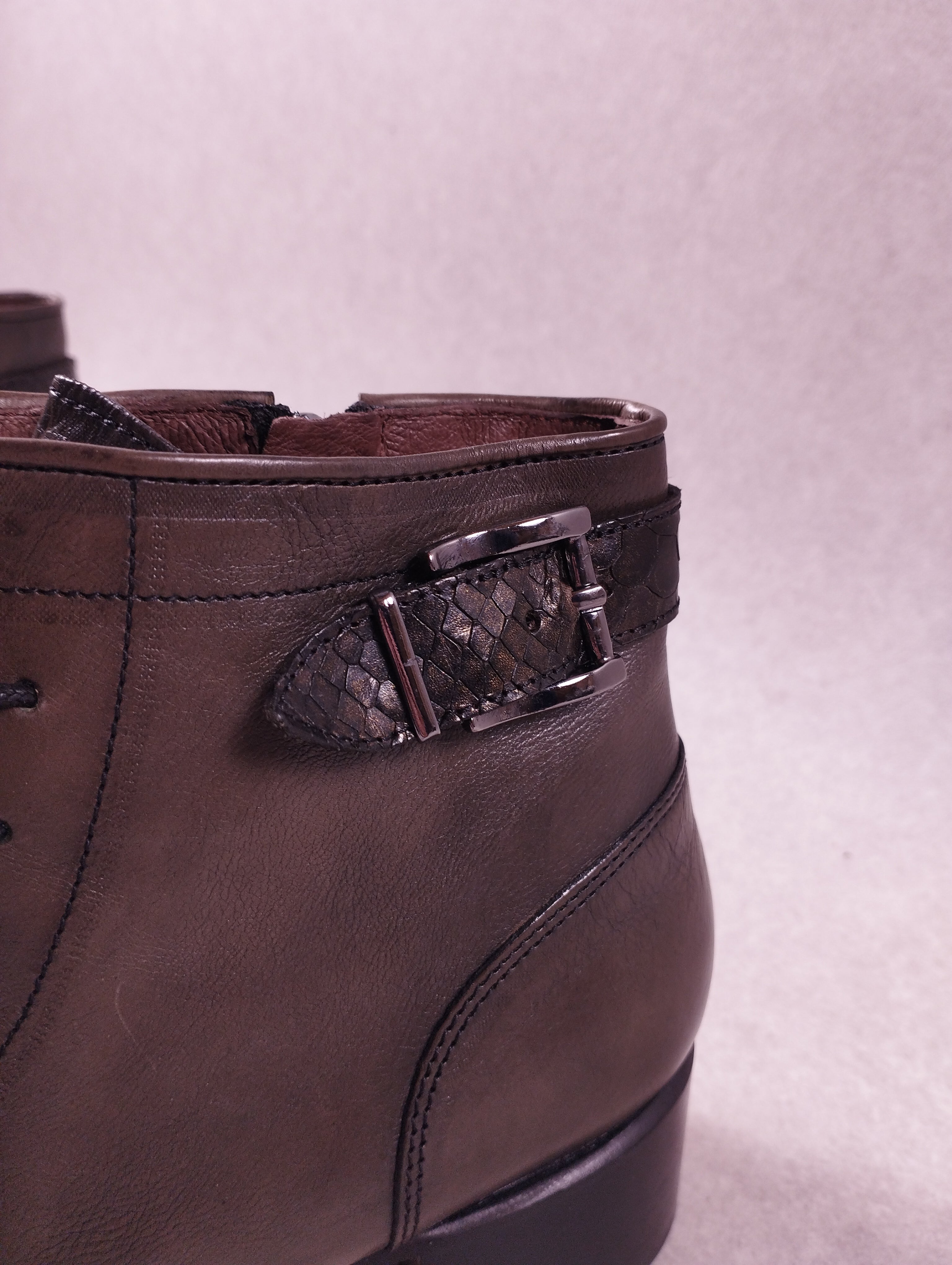 Boots femme Muratti Abygael kaki 41