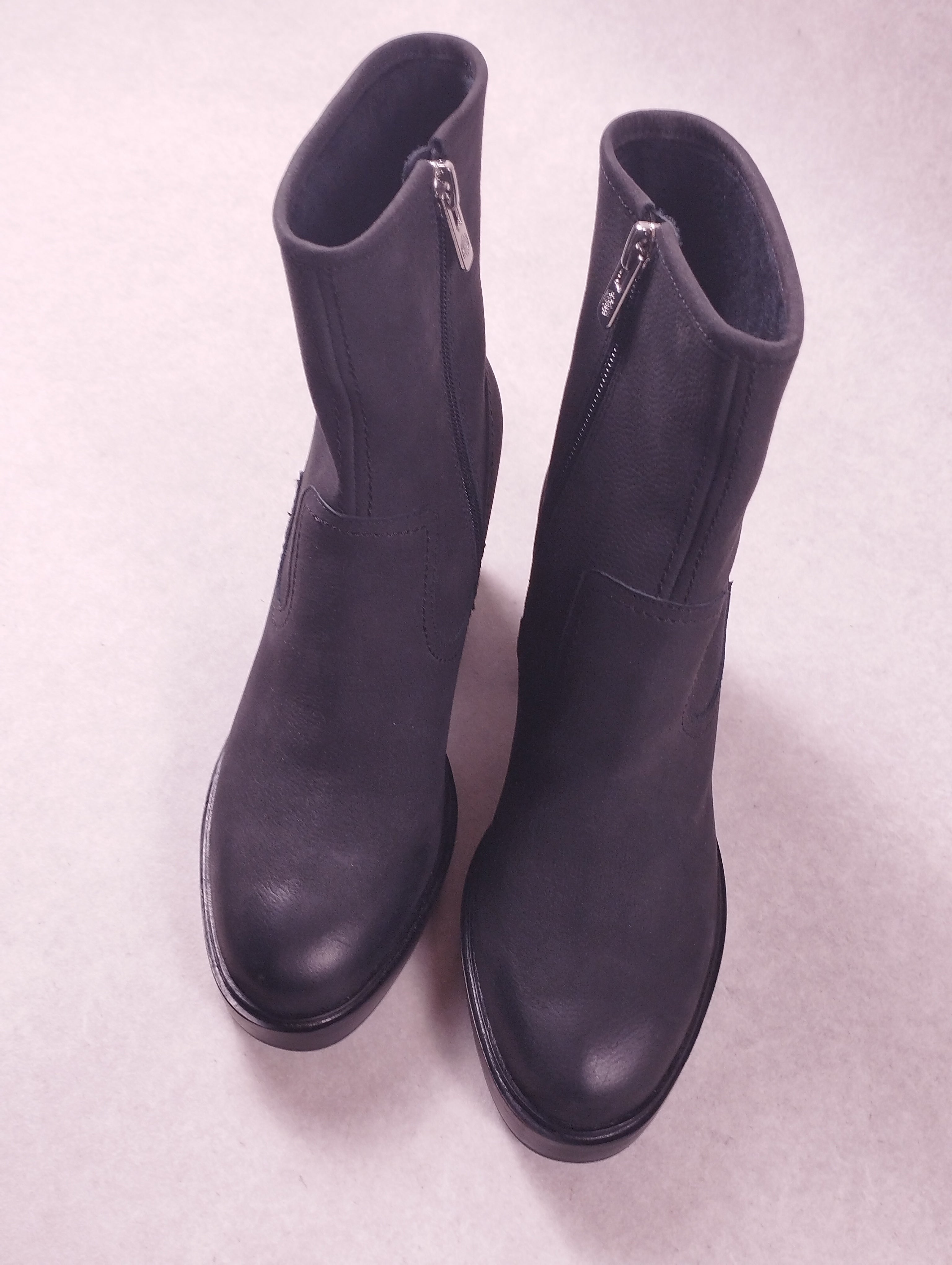 Boots femme Emilie Karston Irène noir grainé pointure 36