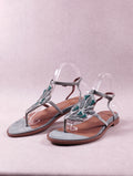 Sandales femme Emilie Karston SOHO aqua 40