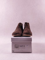 Boots femme Intemporelle Guy 2 velours kaki Pointure 38