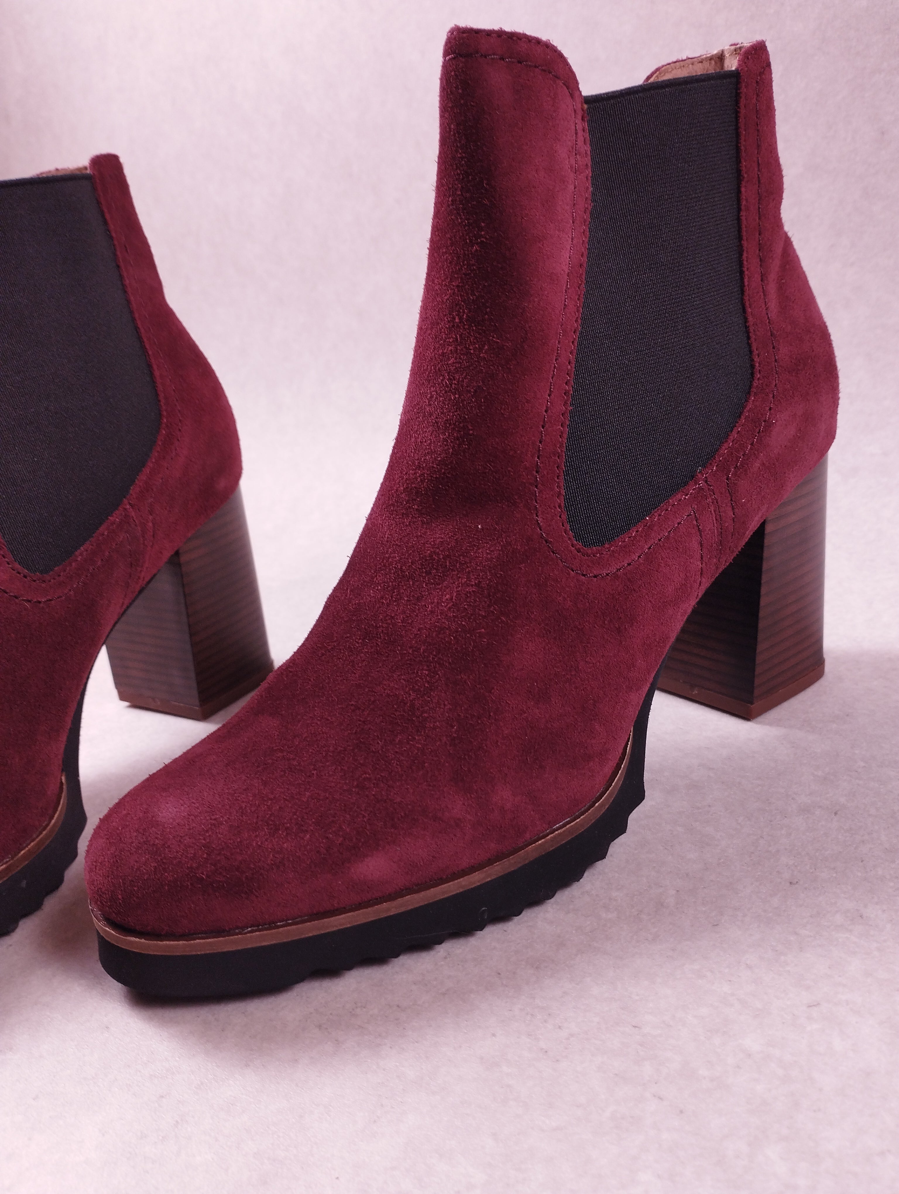 Boots femme Emilie Karston Valence carmin Pointure 39