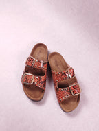 Mules femme Bio-Gold ART 1018 Pitone Corallo orange 38