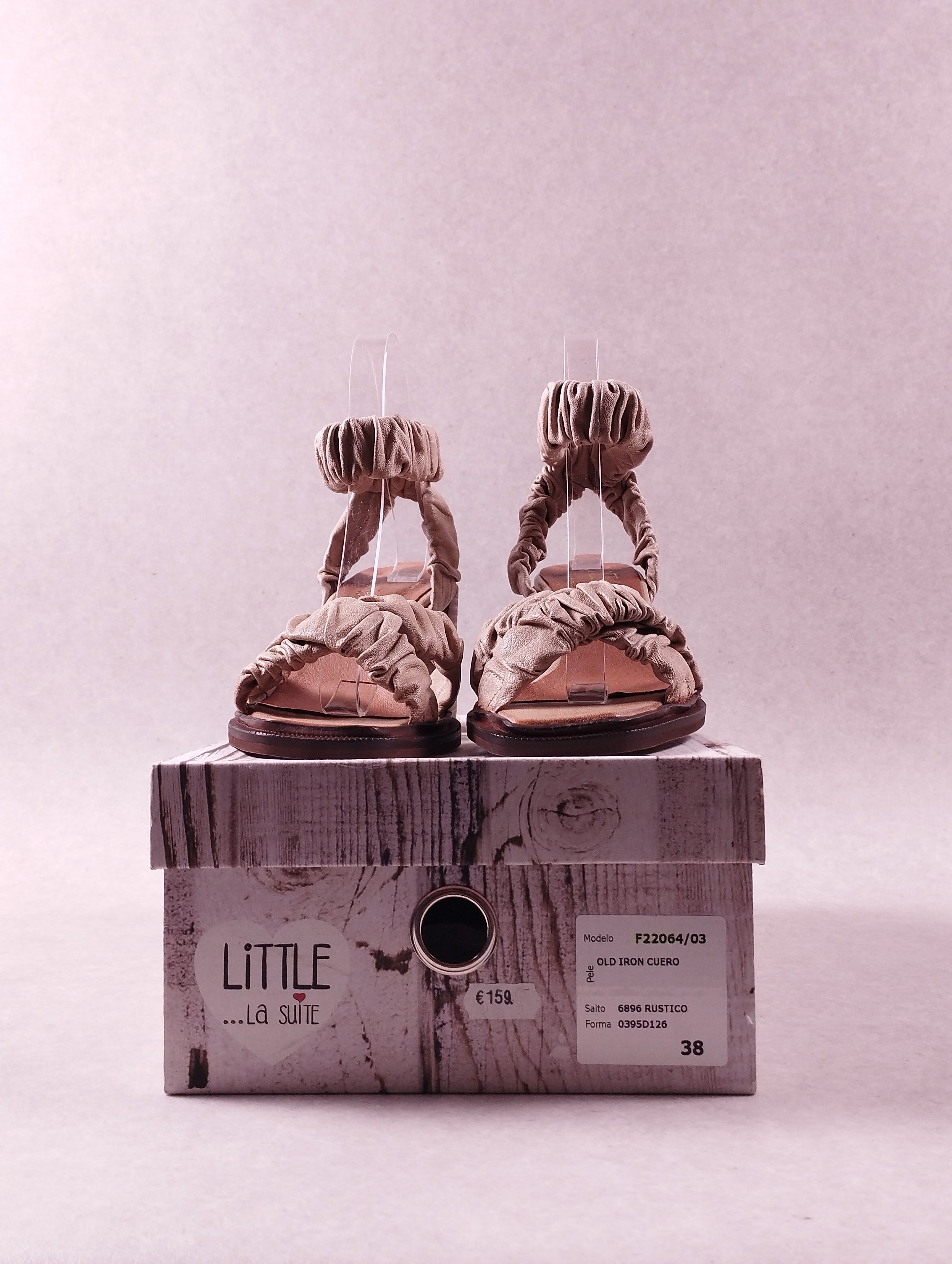 Sandales femme Little La Suite F22064/03 beige 38
