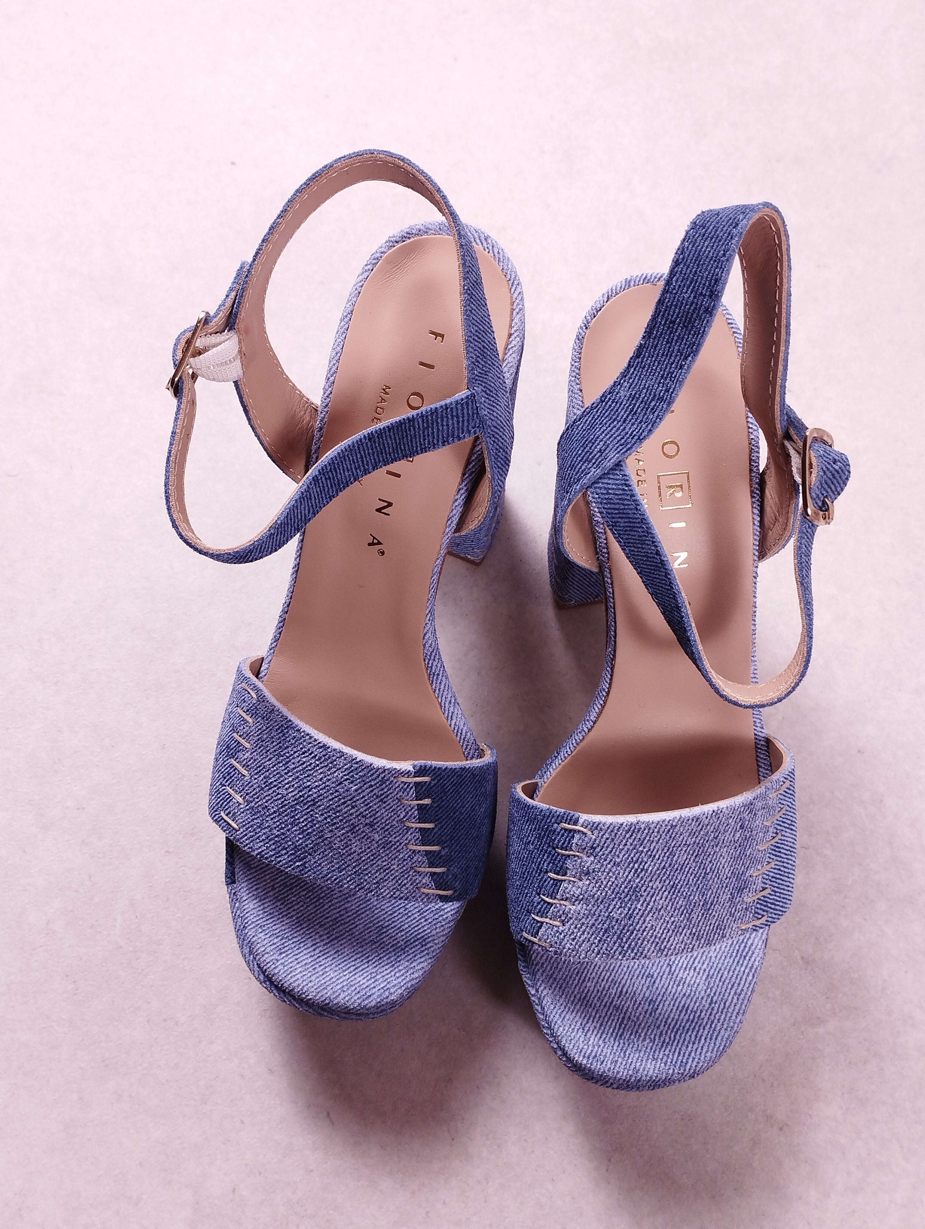 Sandales femme Fiorina S-152620PAT PE Jeans Chiaro pointure 36