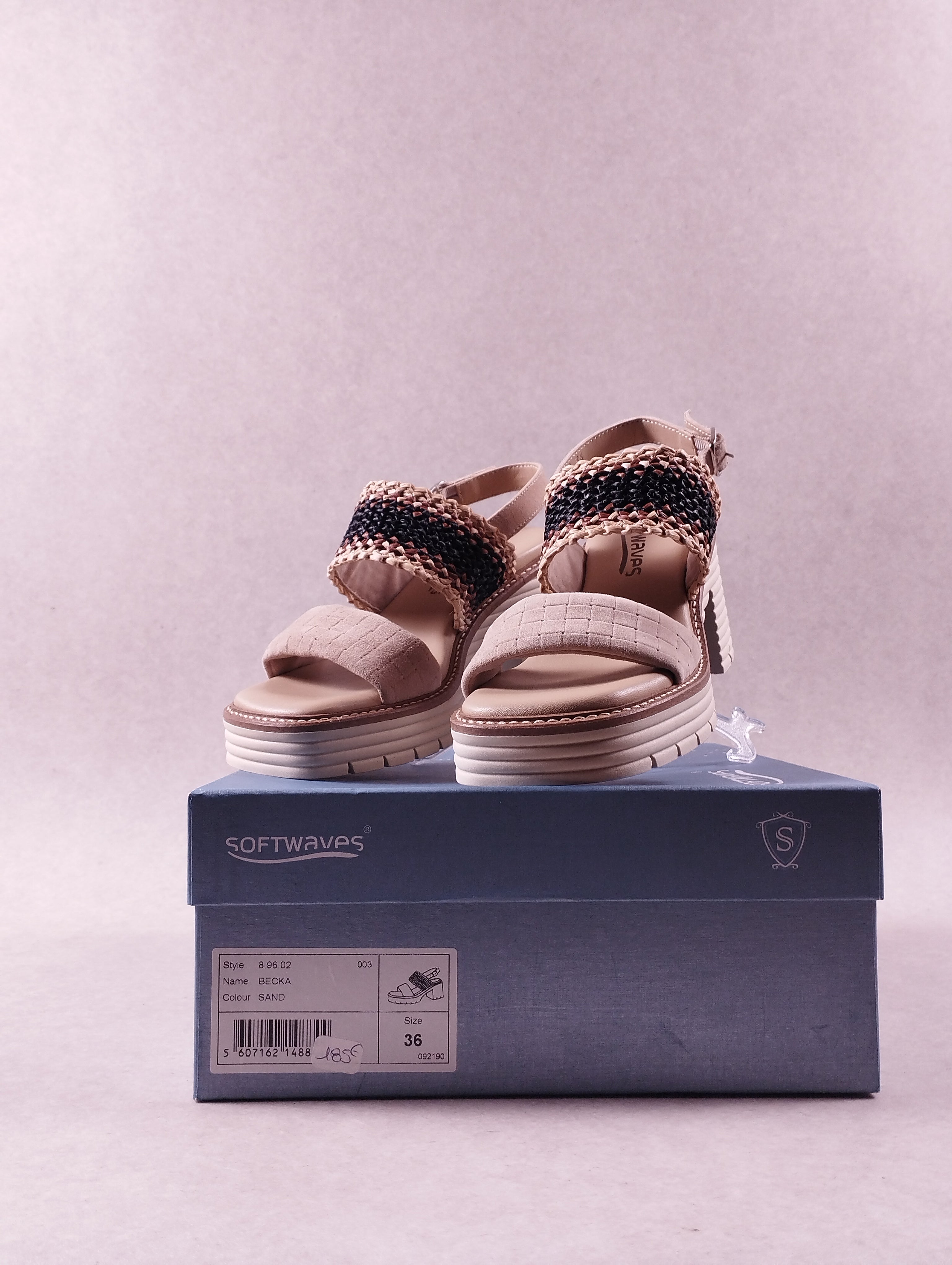 Sandales femme Softwaves Becka 8.96.02 sand pointure 36