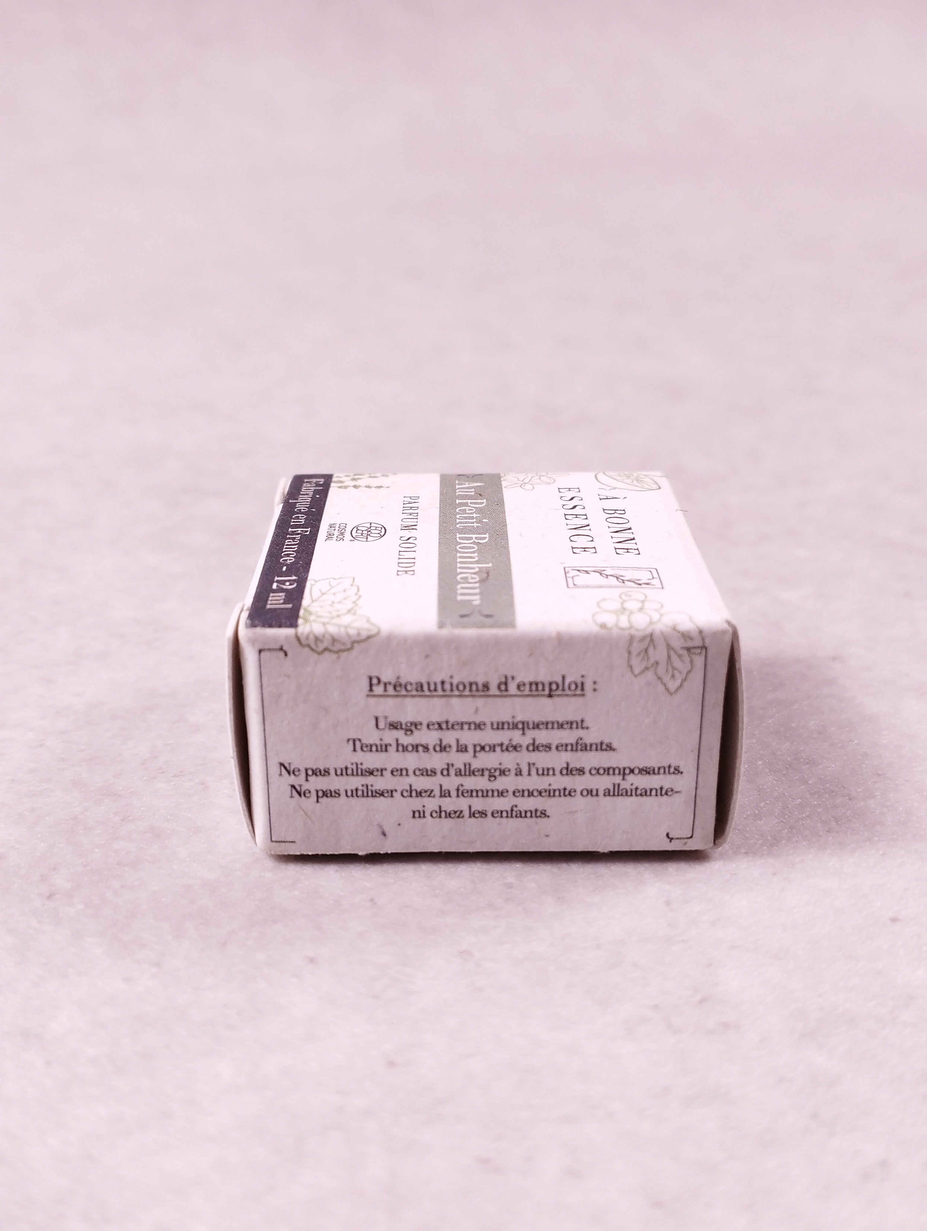 Lot de 10 parfums solides A Bonne Essence 12 ml avec boîtes métal