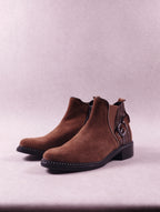 Boots femme Regard Roali / 02 marron suédine pointure 36
