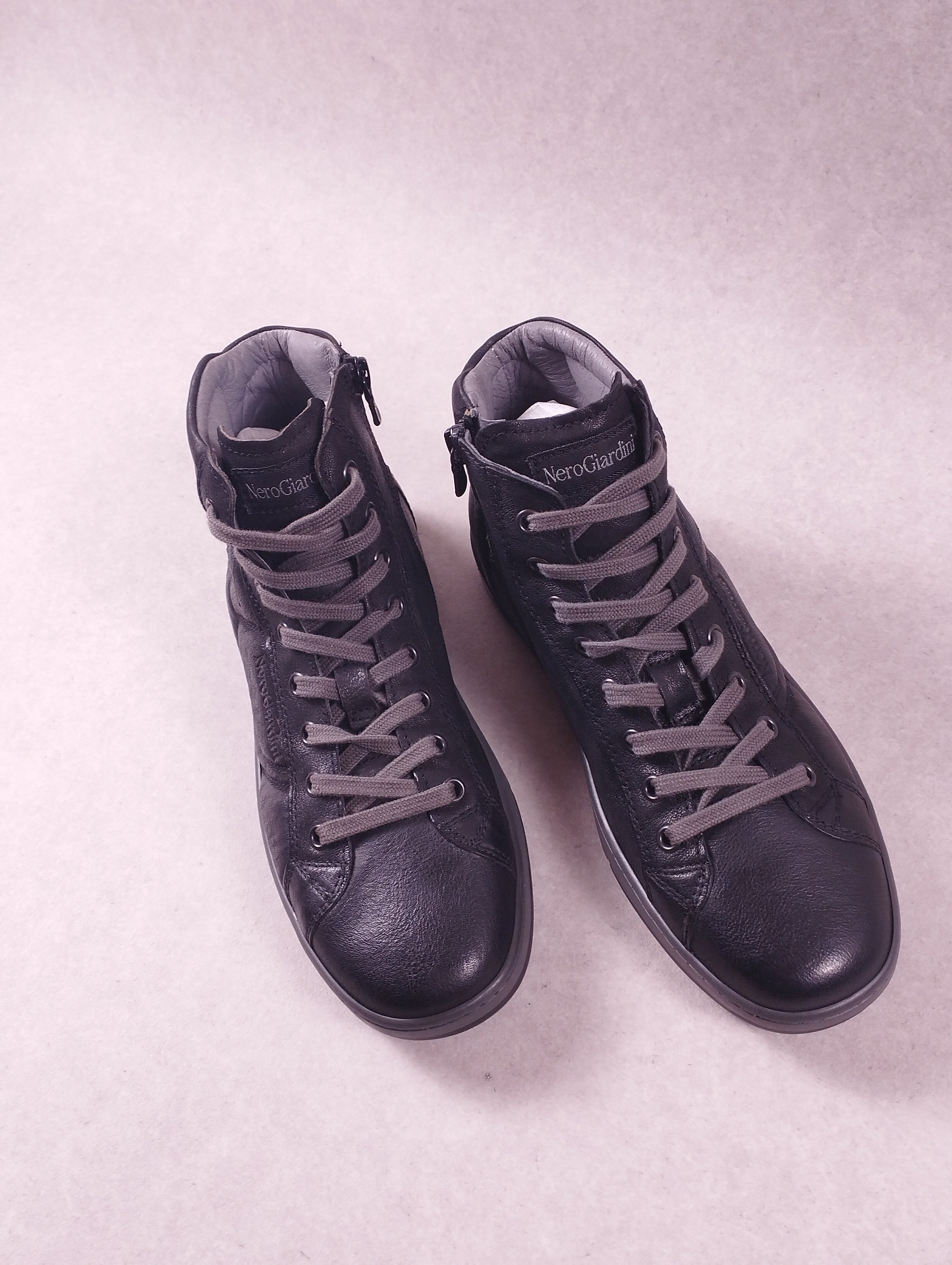Chaussures montantes homme NeroGiardini I202550U Osaka noir gris 40