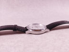Montre homme Lotus 15961/1 cadran argenté bracelet cuir noir