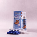 Nettoyant chaussures kit entretien avec brosse 200 ml