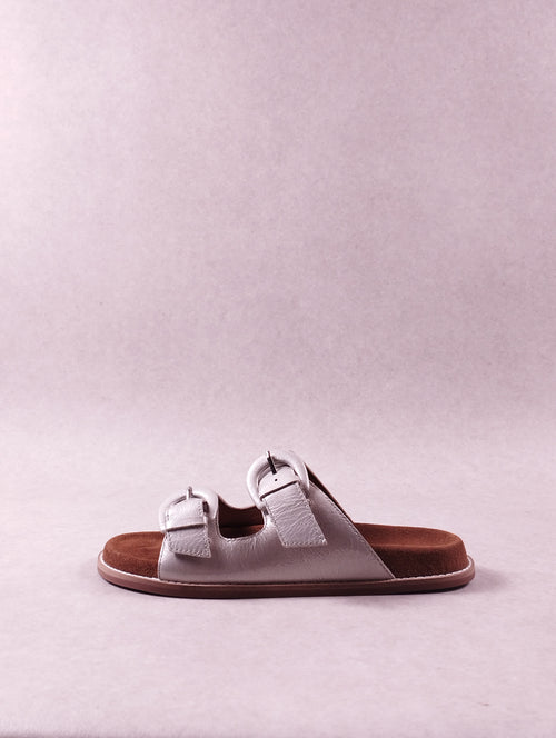 Sandales femme Emilie Karston Yako argent 36