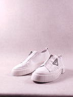 Baskets femme Regard Nico 01 veau blanc pointure 36