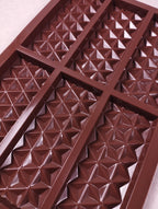 Lot de 2 moules en silicone Diamond marron 6 cavités 25,8 cm