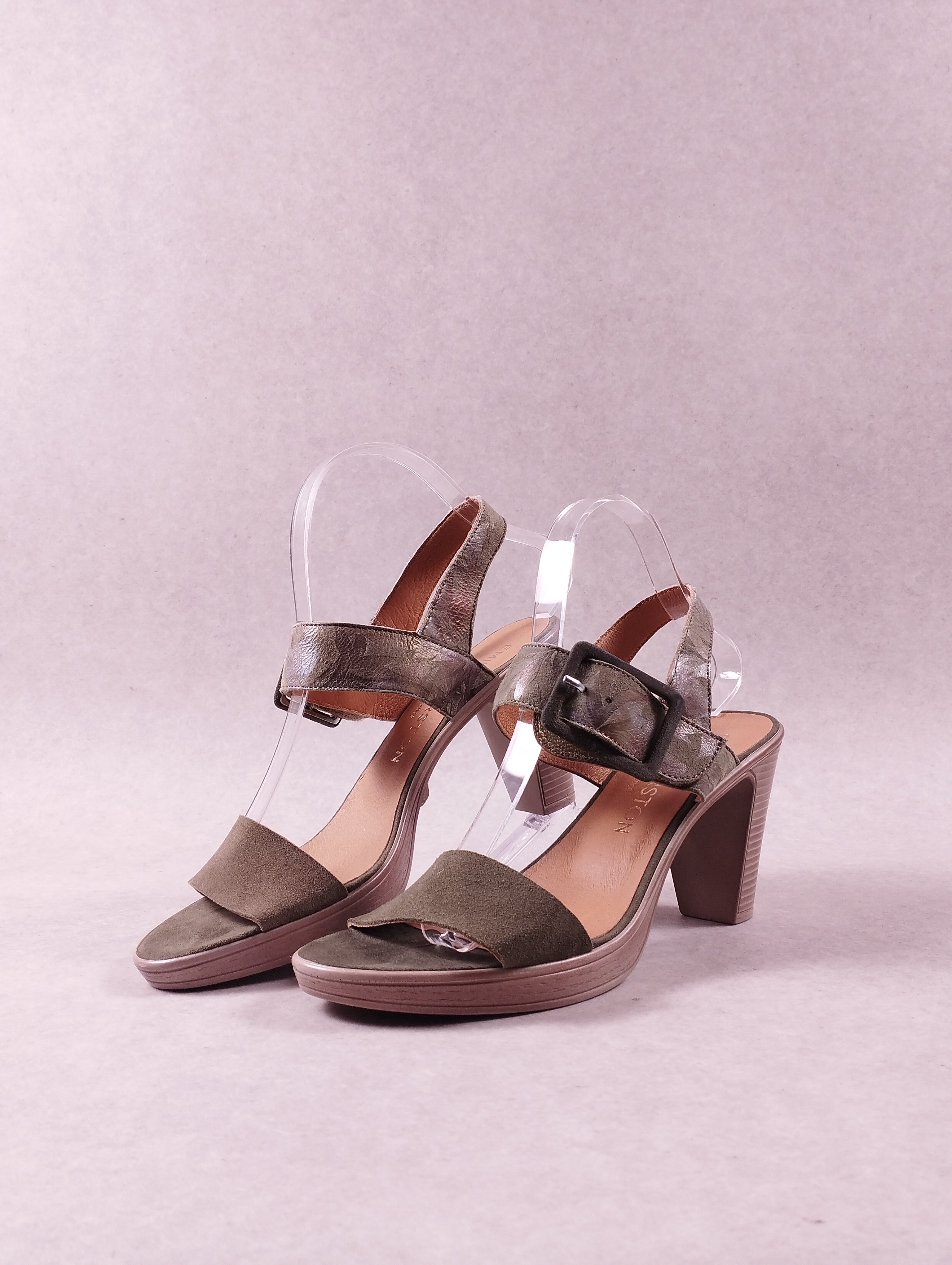 Sandales femme Emilie Karston Ruzee kaki 39