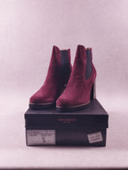 Boots femme Emilie Karston Valence carmin Pointure 40