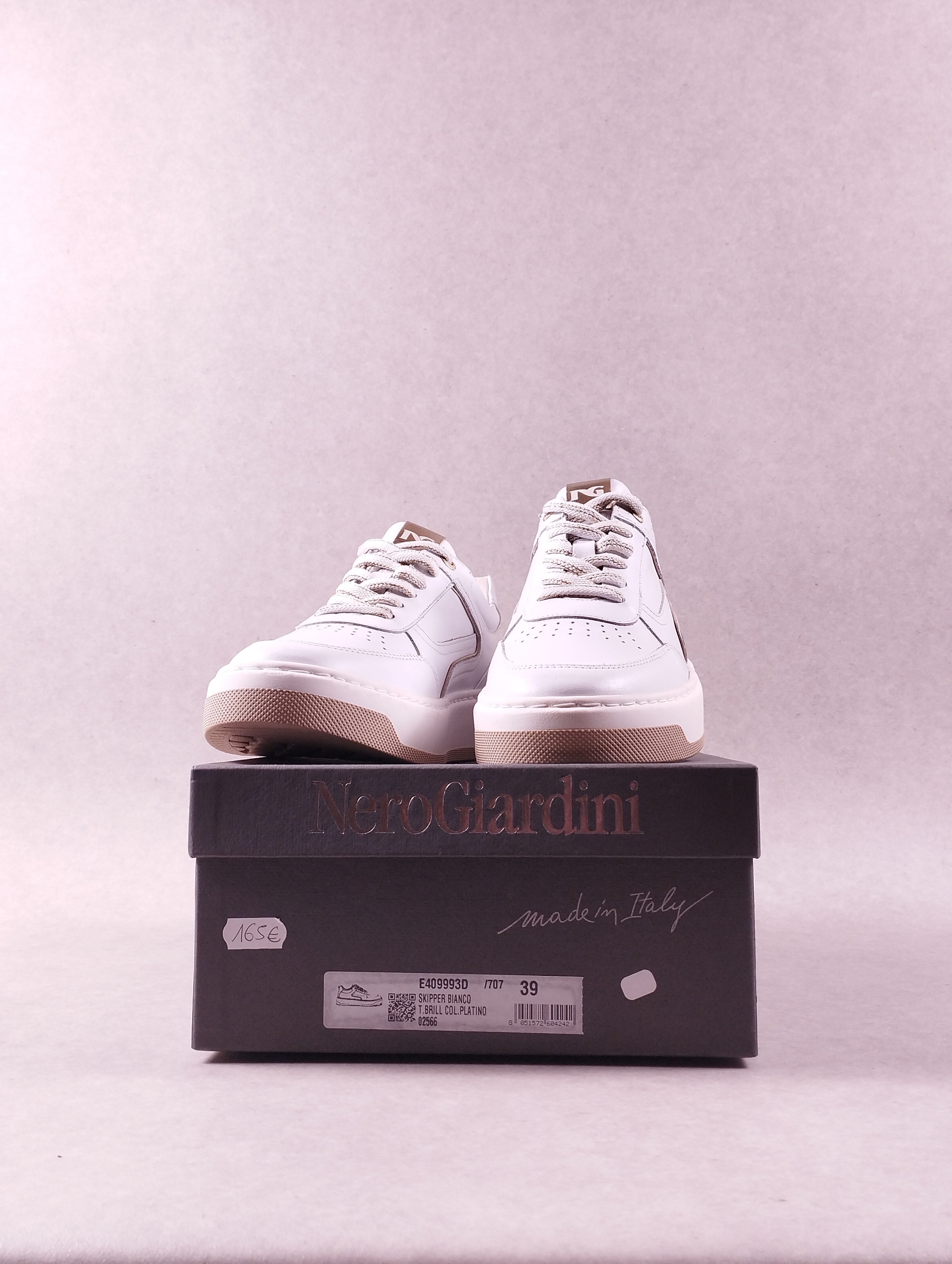 Baskets femme NeroGiardini Skipper Bianco blanc Pointure 39