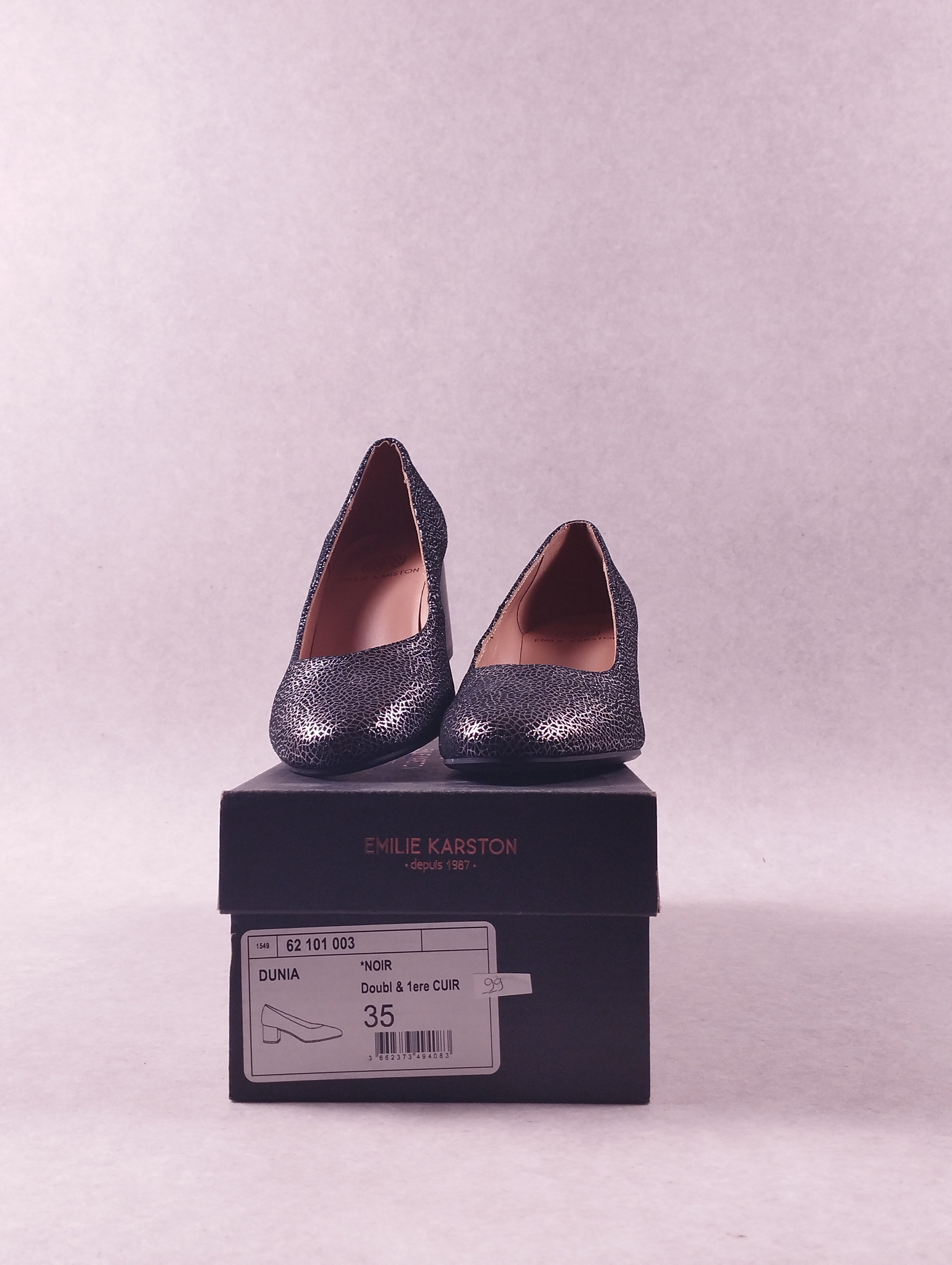 Escarpins femme Emilie Karston Dunia noir 35
