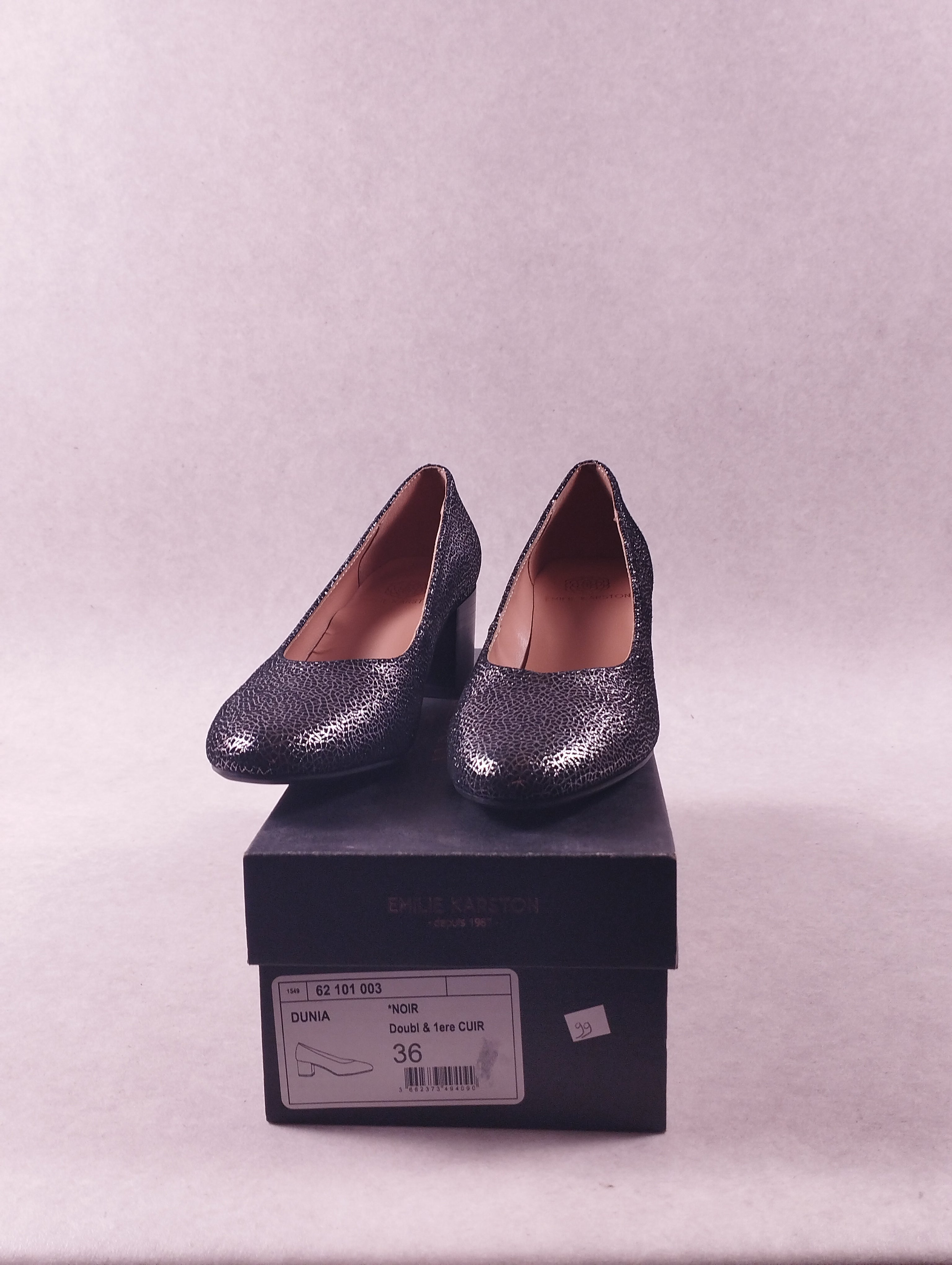Escarpins femme Emilie Karston Dunia noir 36