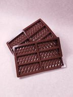 Lot de 2 moules en silicone Diamond marron 6 cavités 25,8 cm