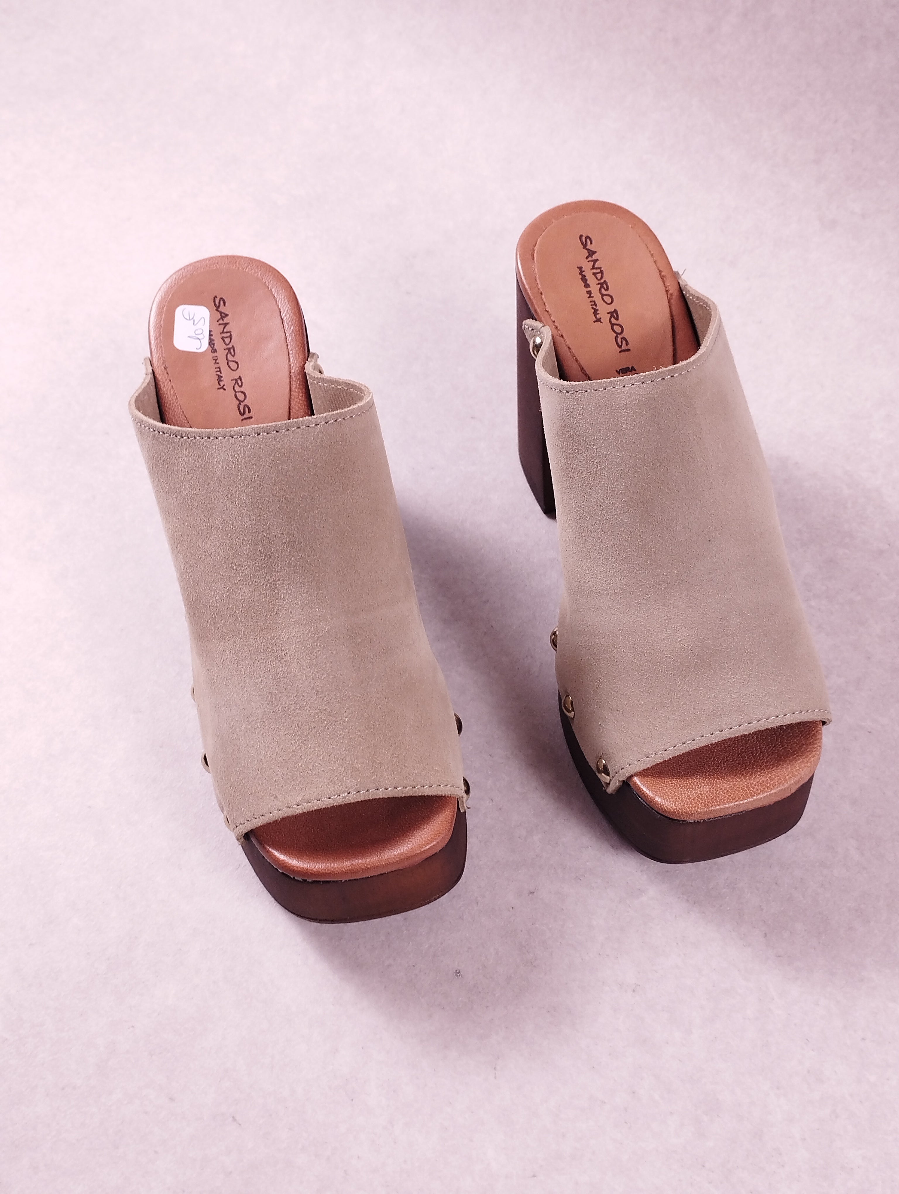 Sabots femme Sandro Rosi Art.7861 Sabia beige 38