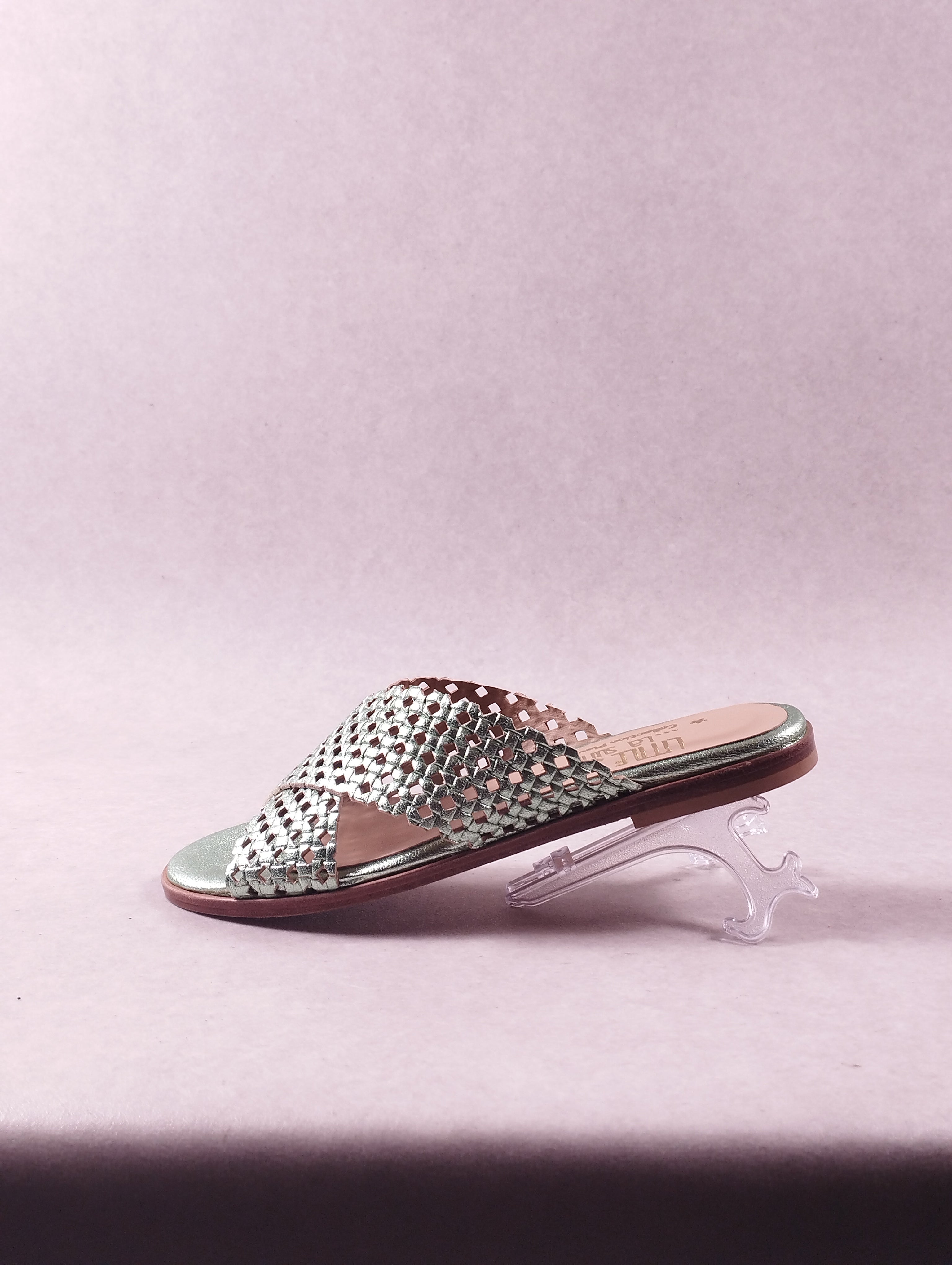 Sandales femme Little La Suite 1253.02 Mica Perfo vert métallisé Pointure 37