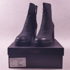 Boots femme Emilie Karston Irène noir grainé pointure 40