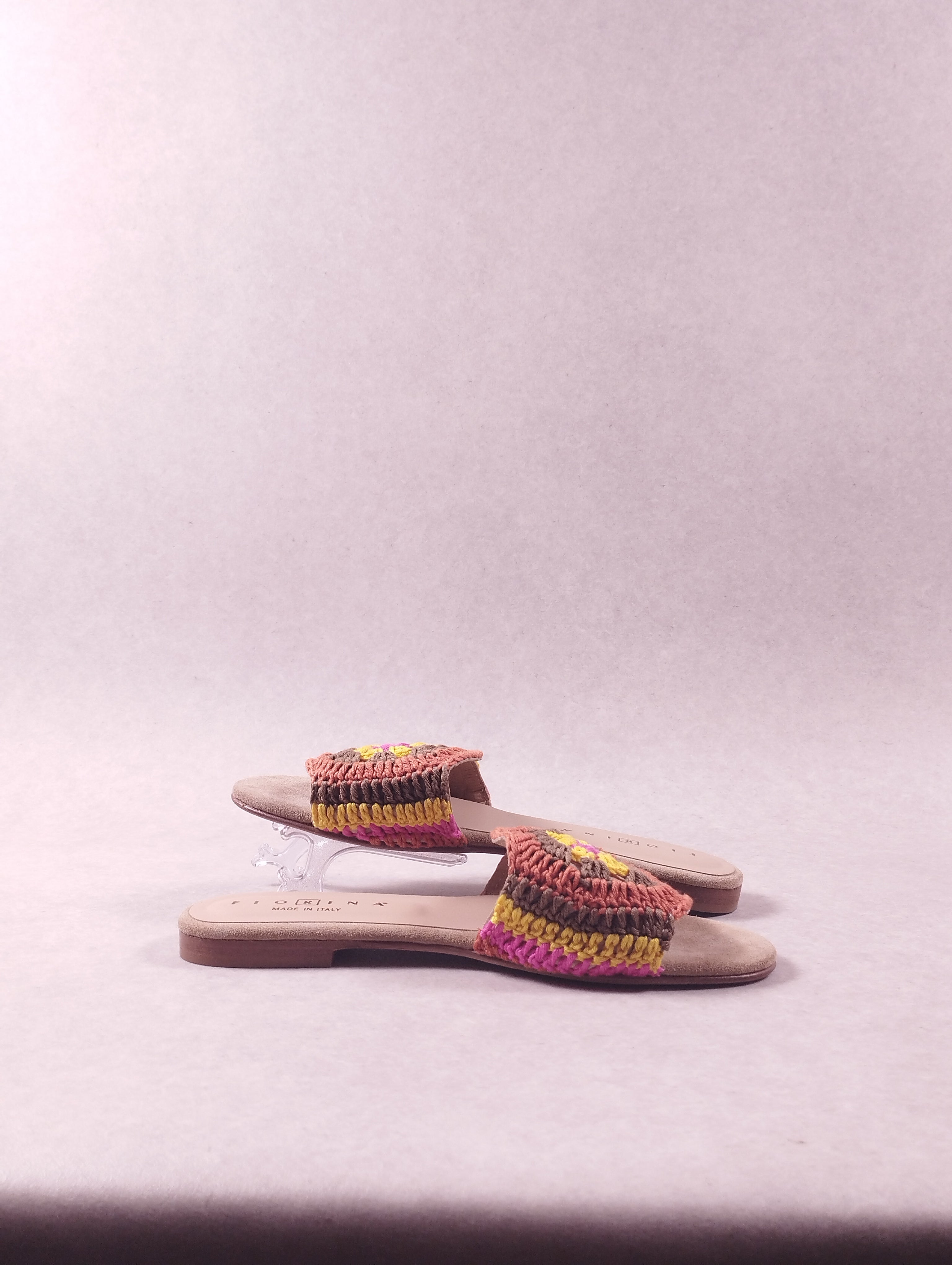 Sandales femme Fiorina S.190601 multicolore crochet pointure 37