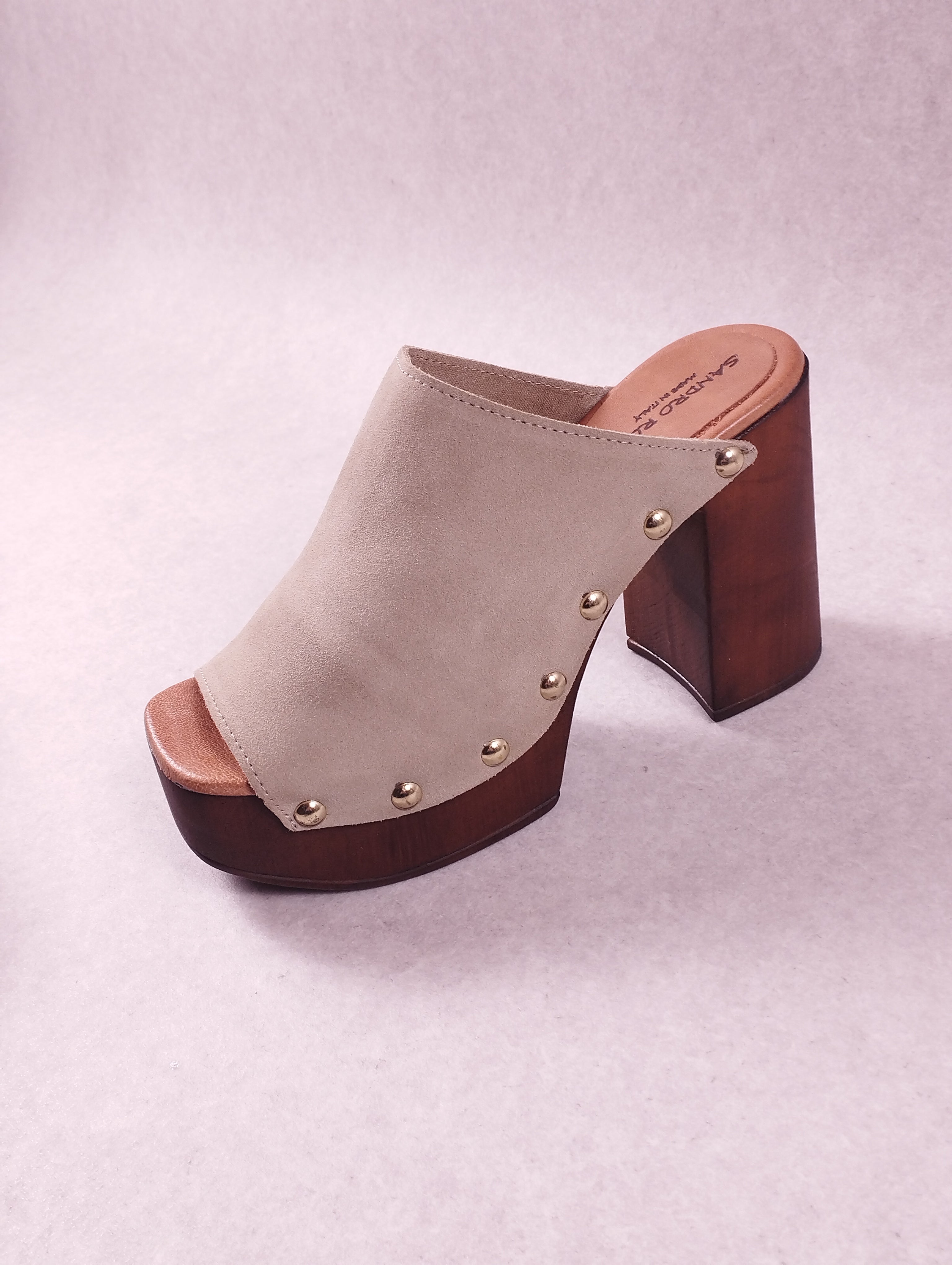 Sabots femme Sandro Rosi Art.7861 Sabia beige 38