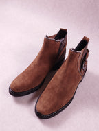 Boots femme Regard Roali / 02 marron suédine pointure 36