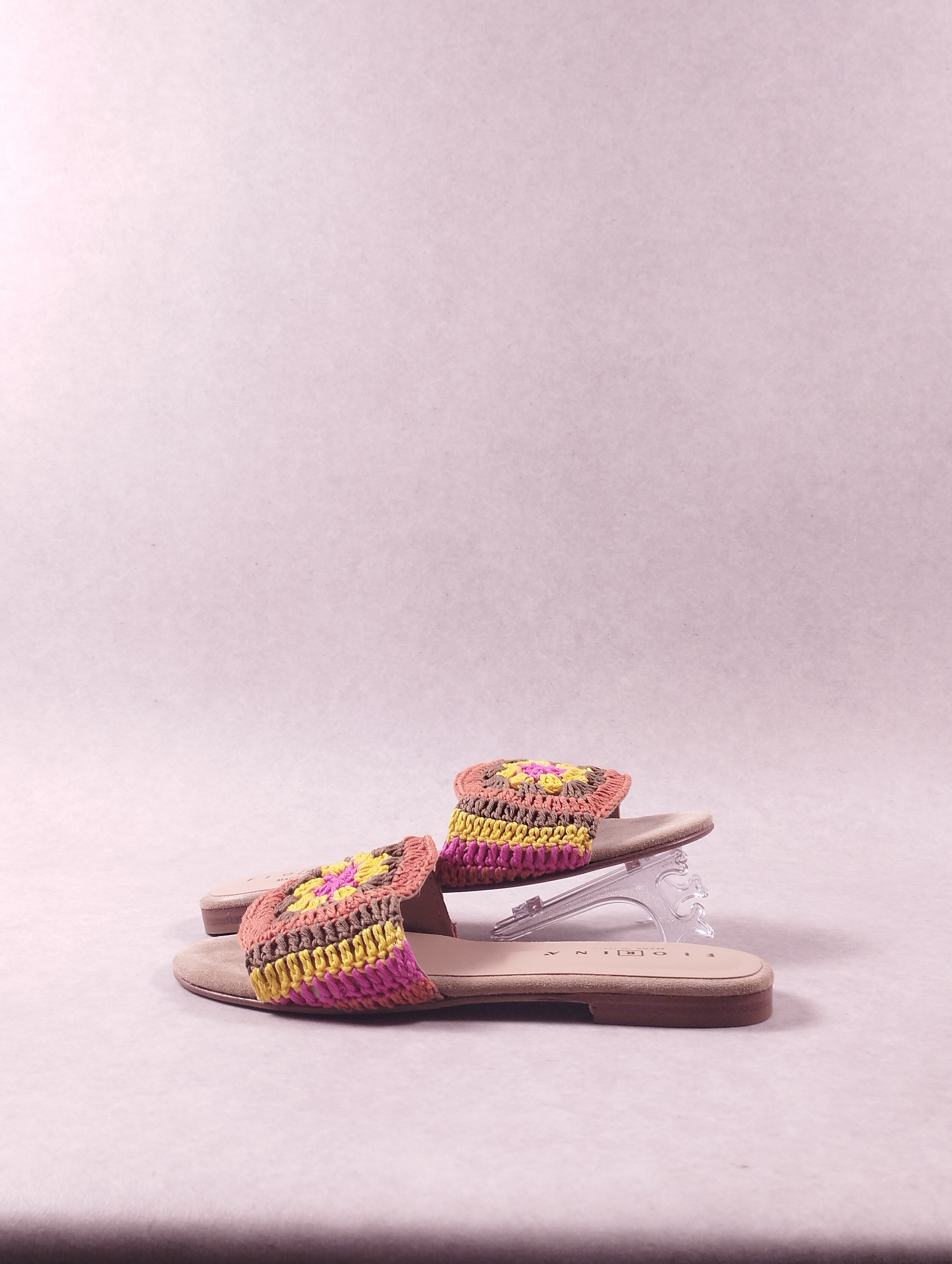 Sandales femme Fiorina S.190601 multicolore crochet pointure 37