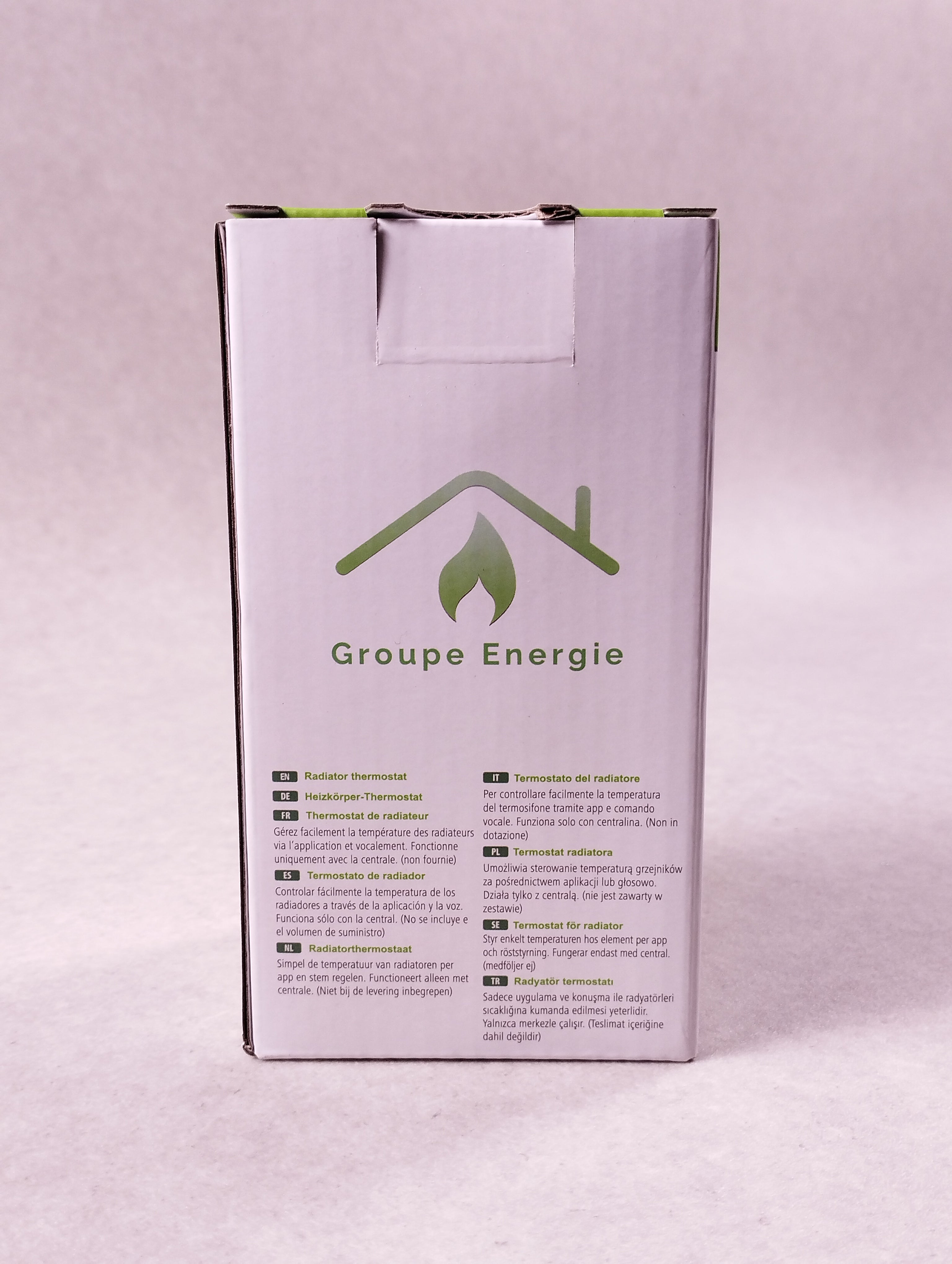 Tête thermostatique connectée Groupe Energie TRV601 blanc