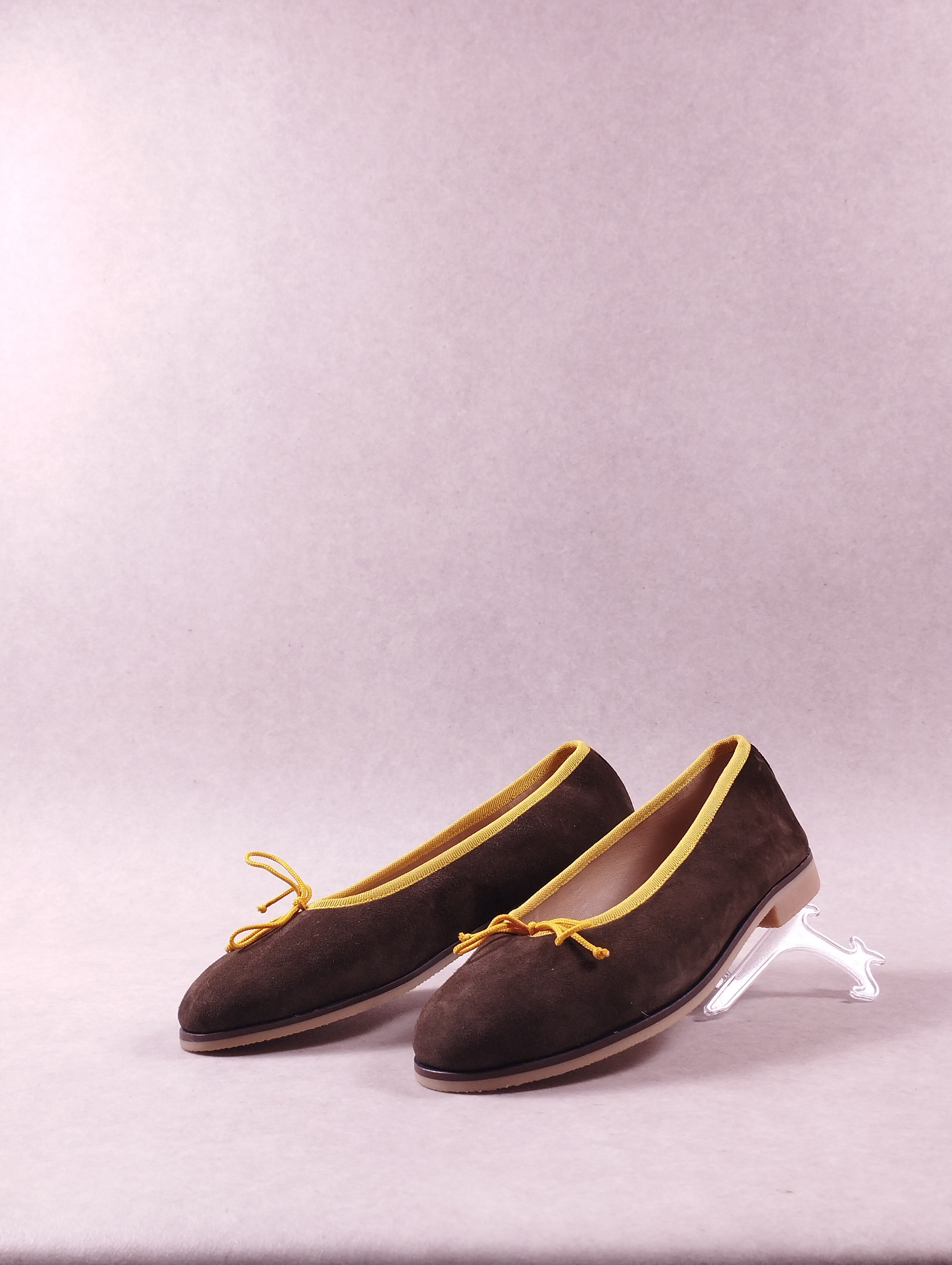 Ballerines femme Intemporelle Omega velours kaki Pointure 38