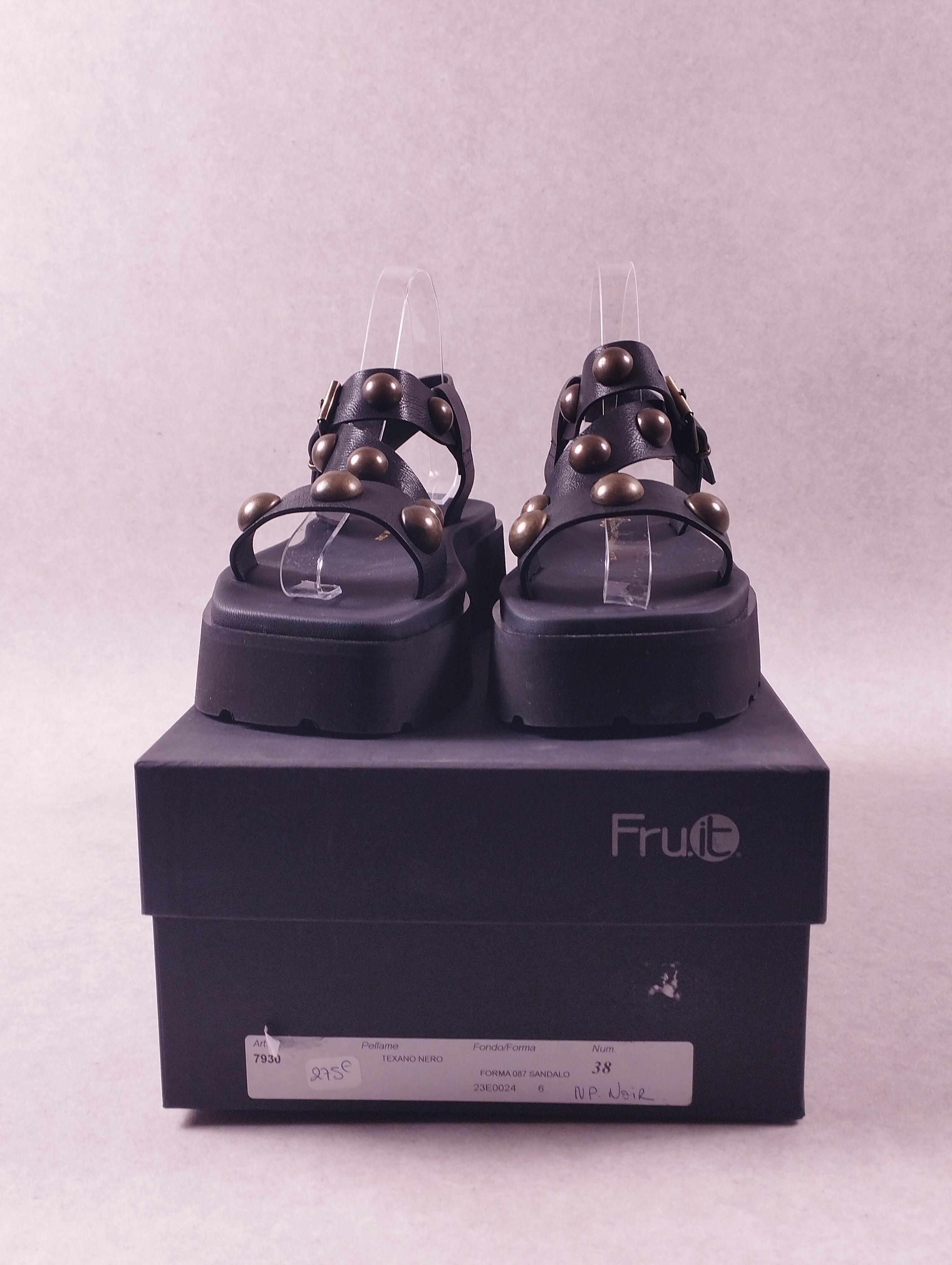 Sandales femme Fru.it 7930 noir 38