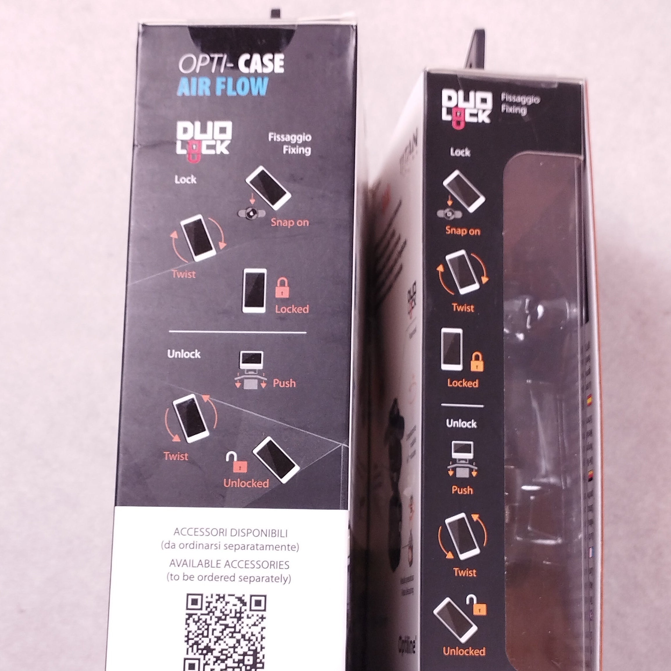 Kit support téléphone moto scooter vélo Optiline Opti-Case Air Flow + Opti-Bar 90453/90560