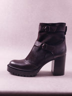 Boots femme Emanuele Crasto 55-006 marron foncé 41
