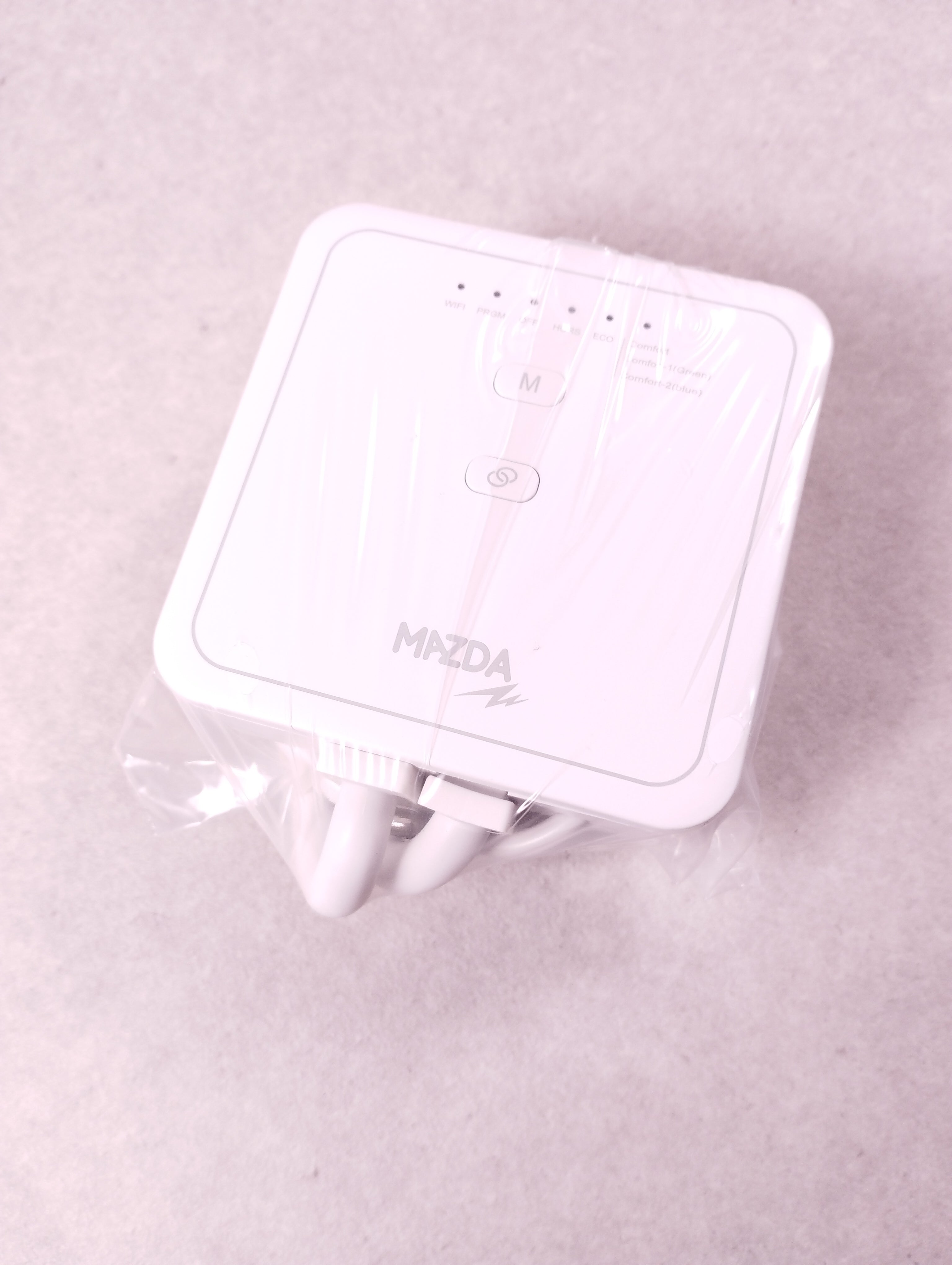 Thermostat connecté radiateur Mazda Zigbee blanc