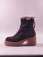 Boots femme Fru.it 7840M marron fourrure 38