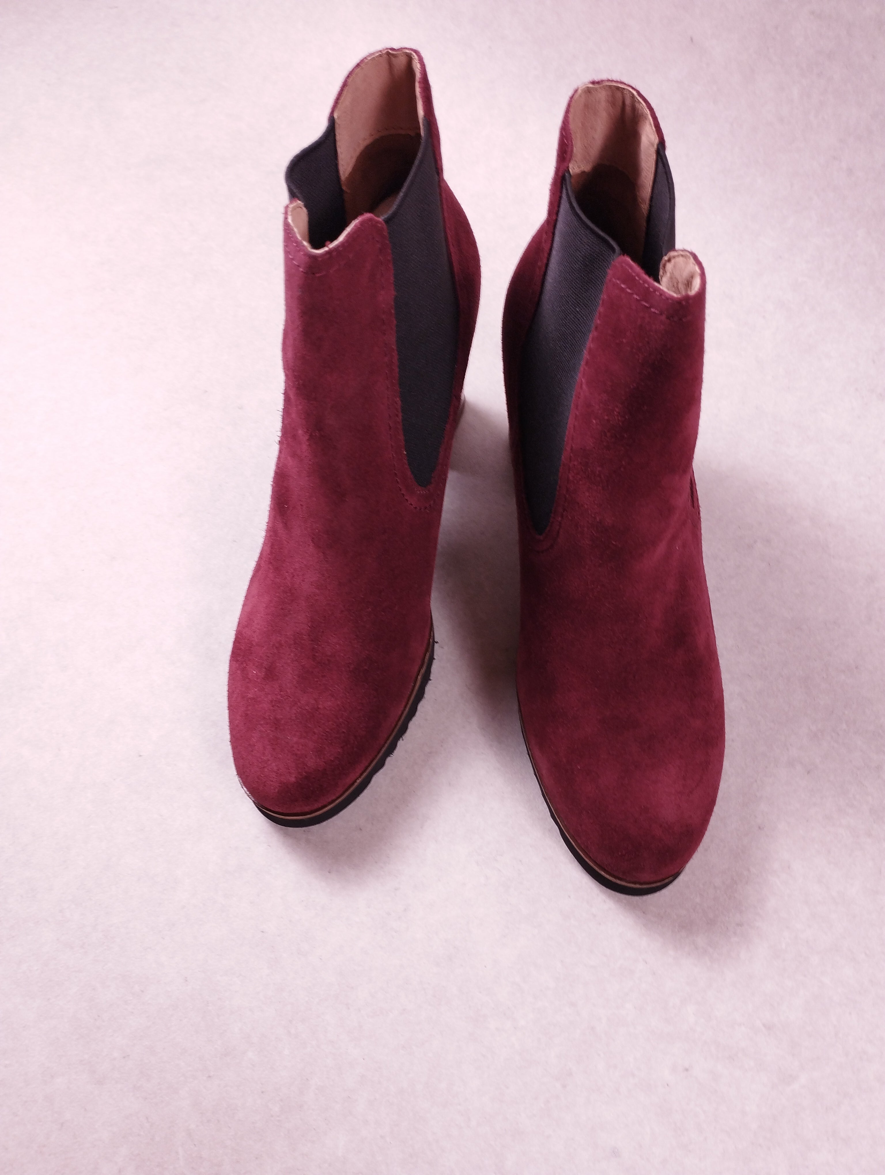 Boots femme Emilie Karston Valence carmin Pointure 39