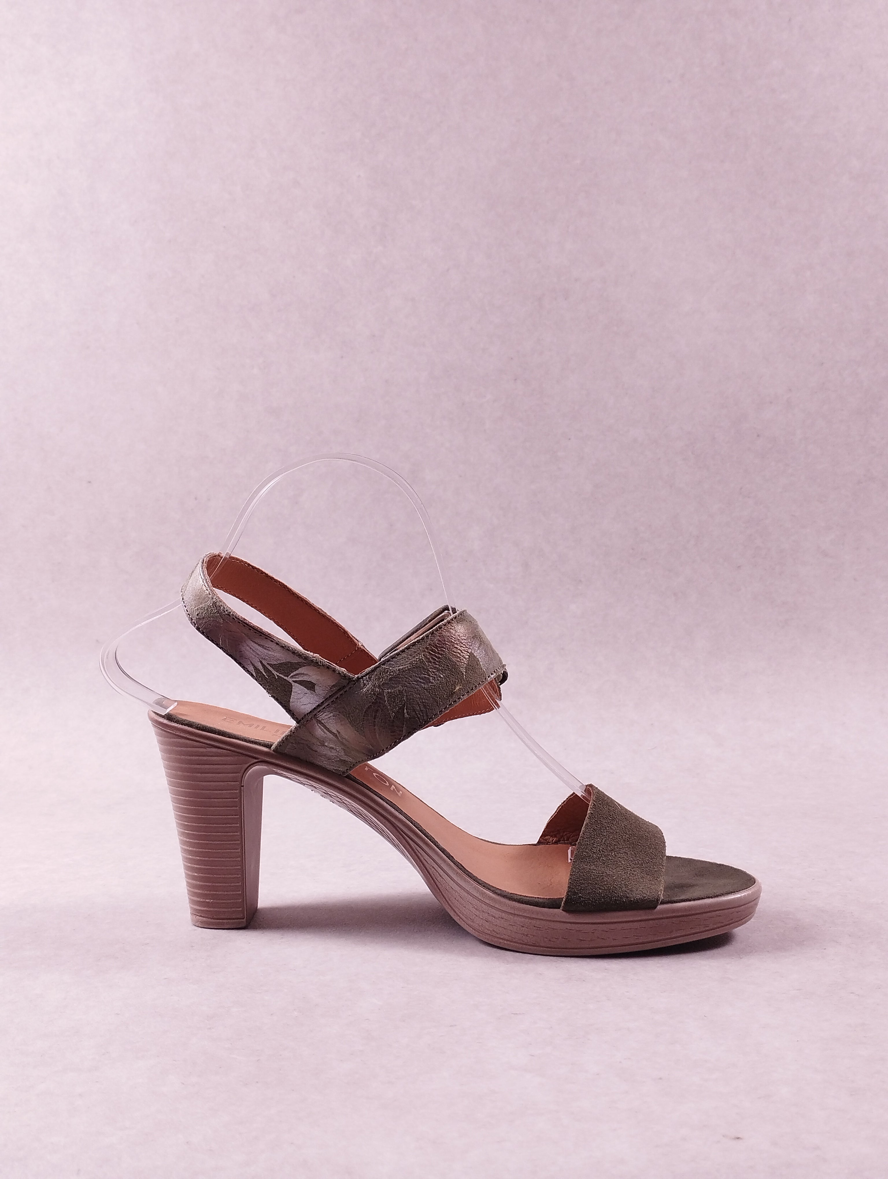 Sandales femme Emilie Karston Ruzee kaki 39