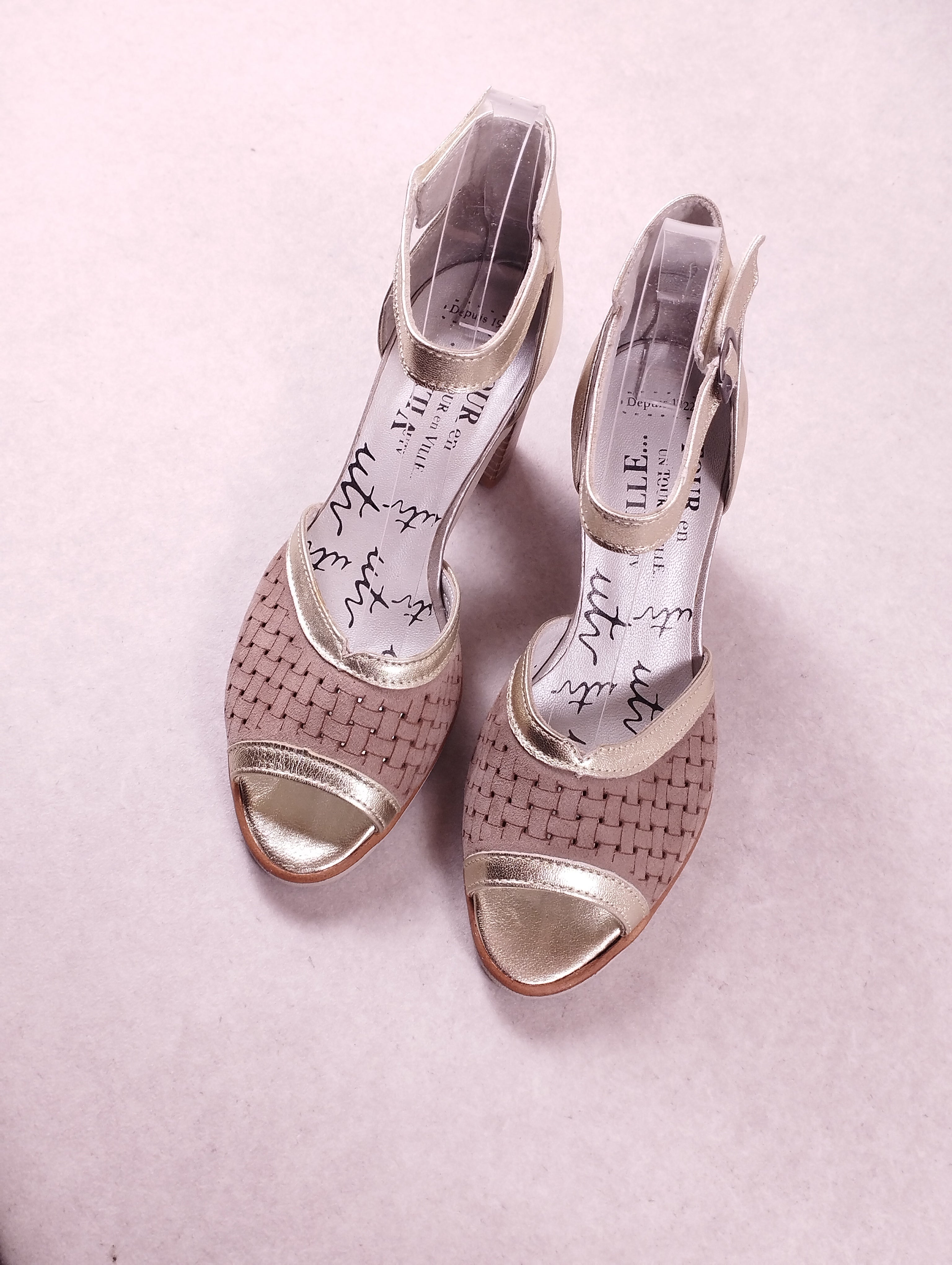 Sandales femme Paco Valiente X158 tresse ocean pointure 36