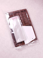 Kit moules chocolat silicone tablettes 12 cavités marron (V2)