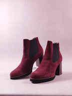 Boots femme Emilie Karston Valence carmin Pointure 39