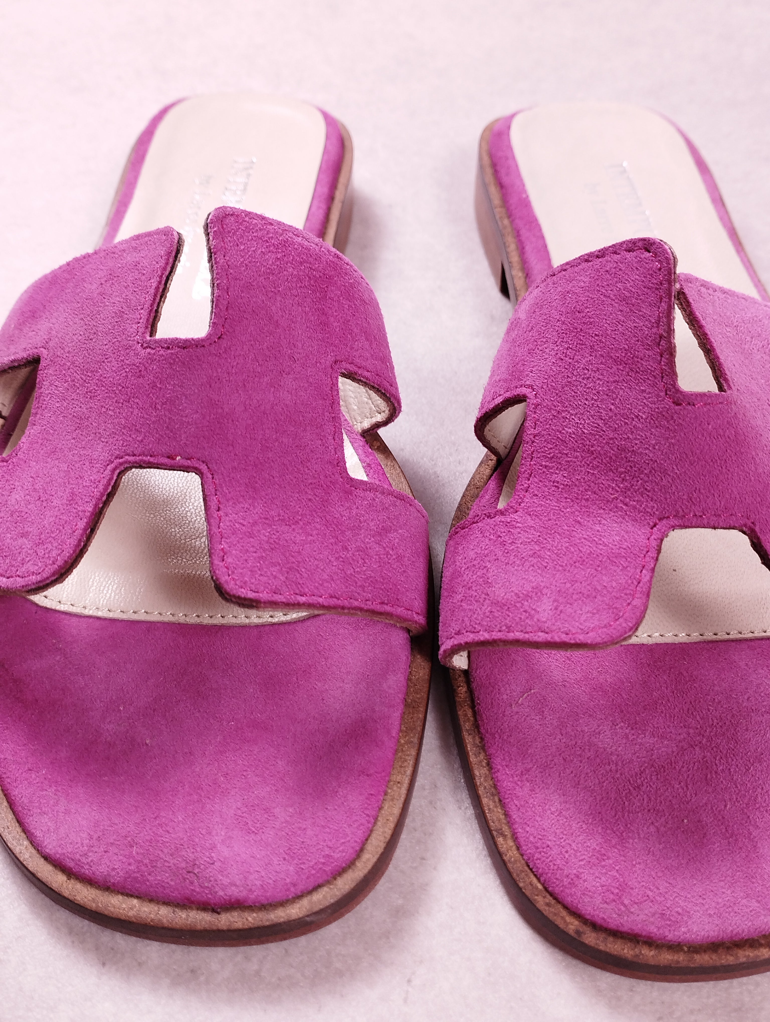 Mules femme Intemporelle by Francis Larre velours fuchsia Pointure 38