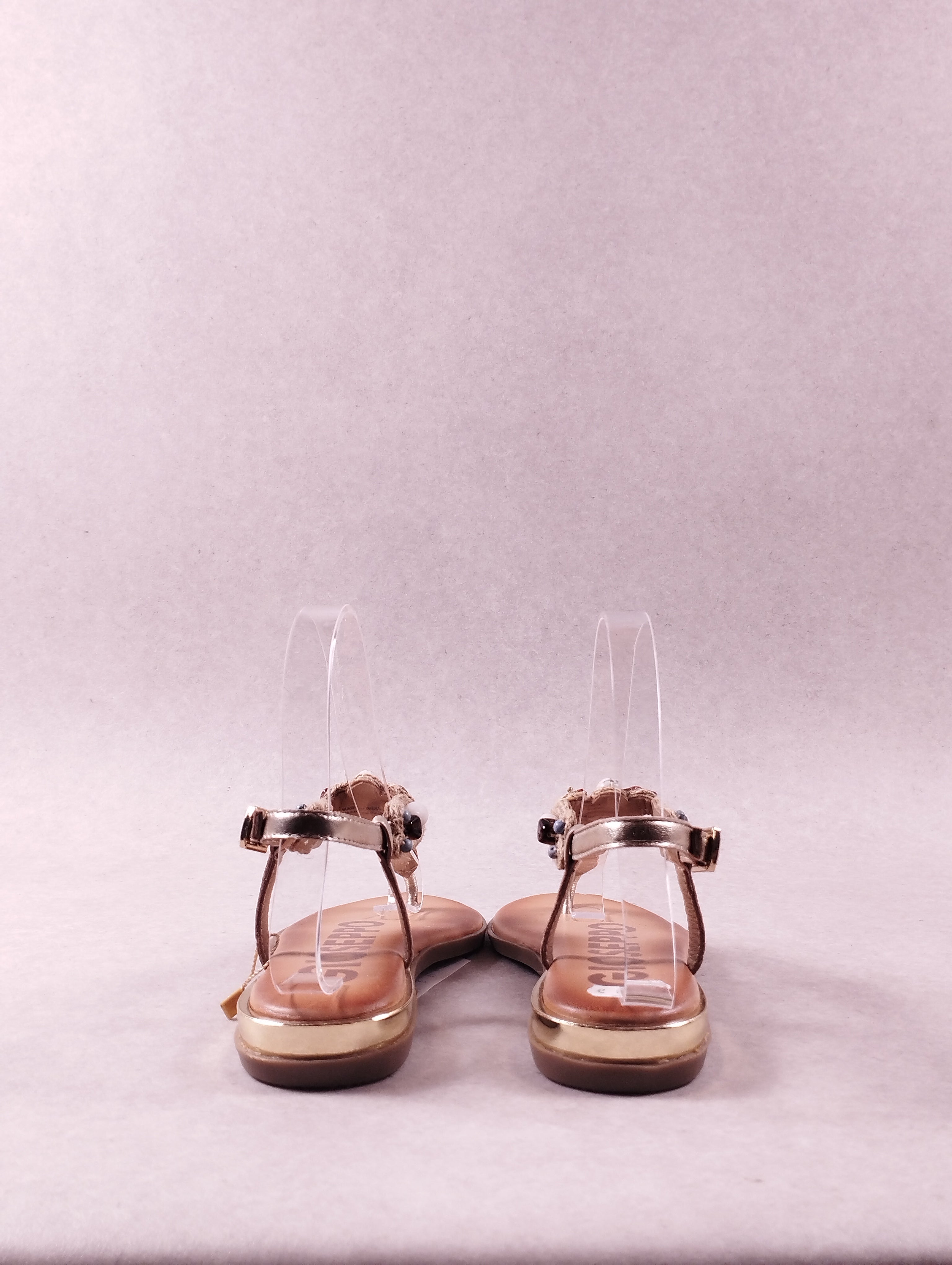 Sandales plates femme Gioseppo Eldoret 63022 gold pointure 36