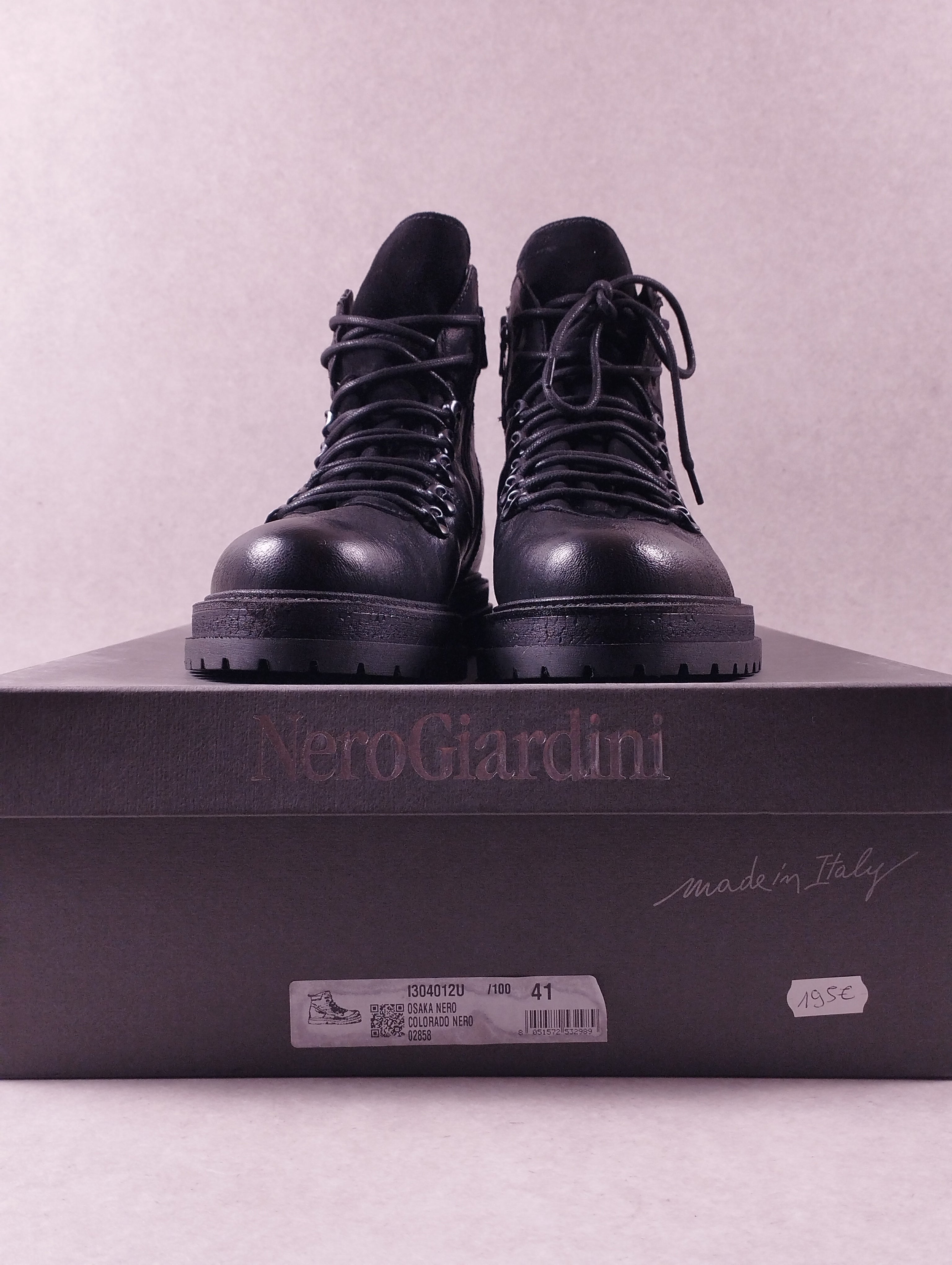 Bottines homme NeroGiardini I304012U noir 41